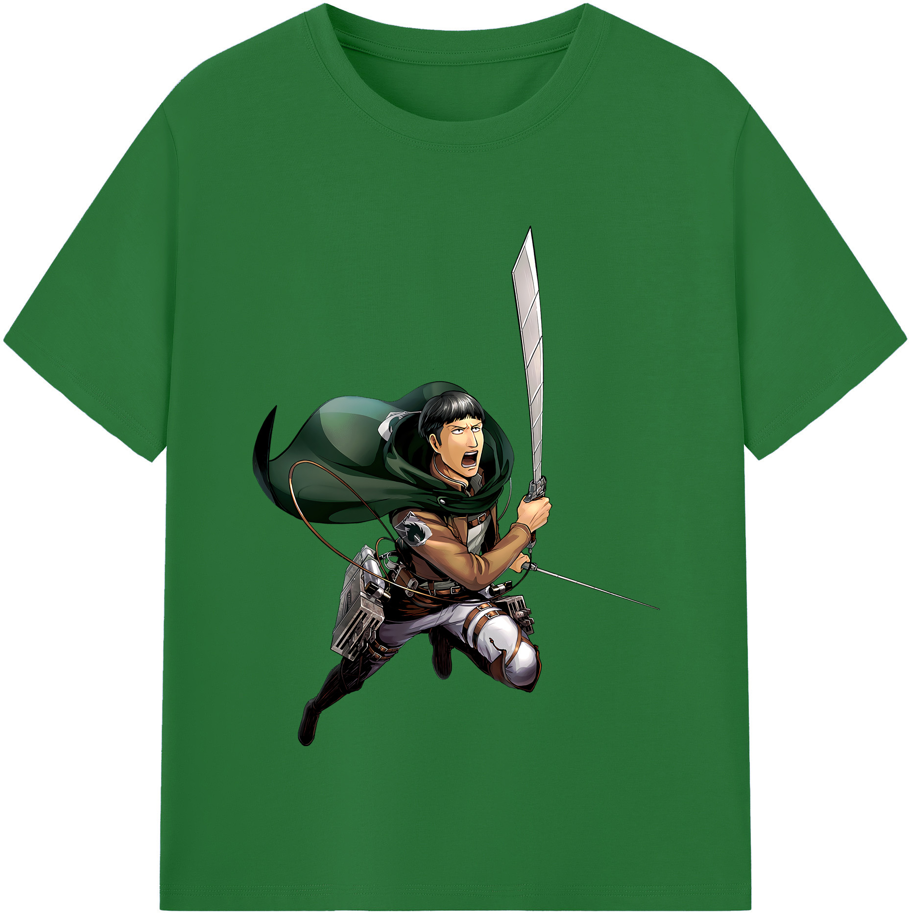 （画像用） 進撃の巨人 Attack on Titan 綿100％半袖Tシャツ（フロントプリント）