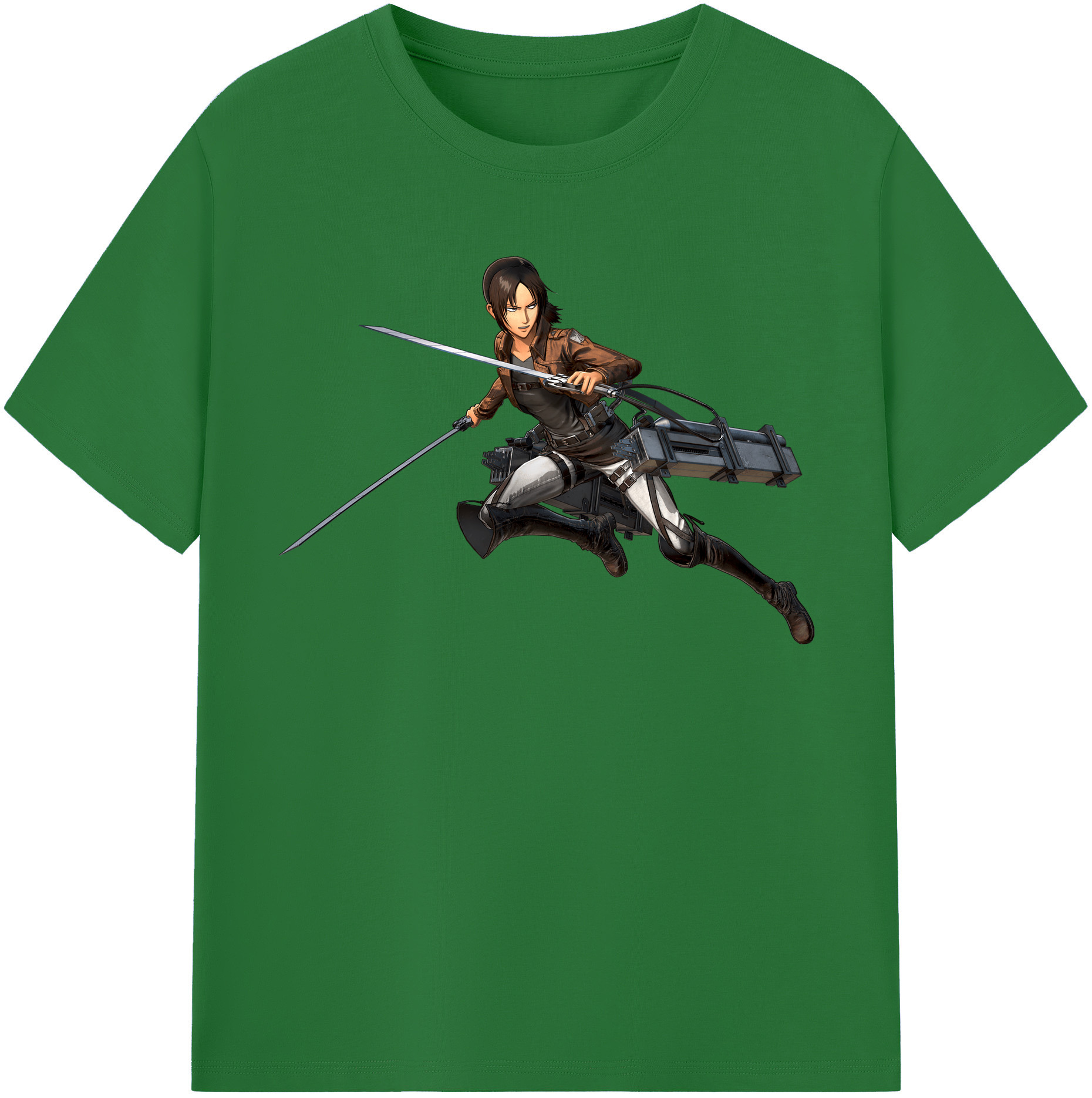 （画像用） 進撃の巨人 Attack on Titan 綿100％半袖Tシャツ（フロントプリント）