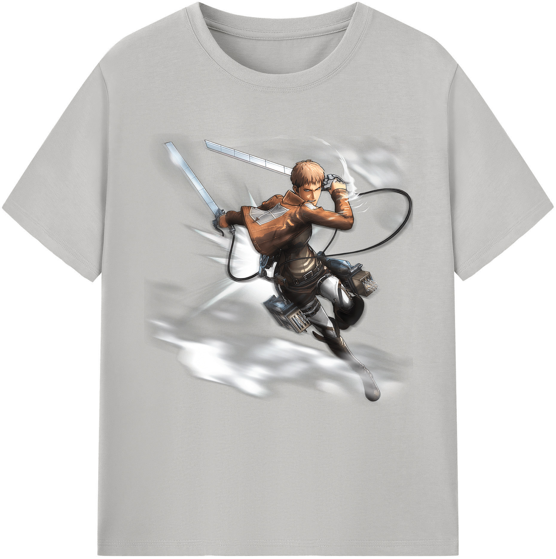 （画像用） 進撃の巨人 ジャン・キルシュタイン Attack on Titan Jean Kirstein 綿100％半袖Tシャツ（フロントプリント）