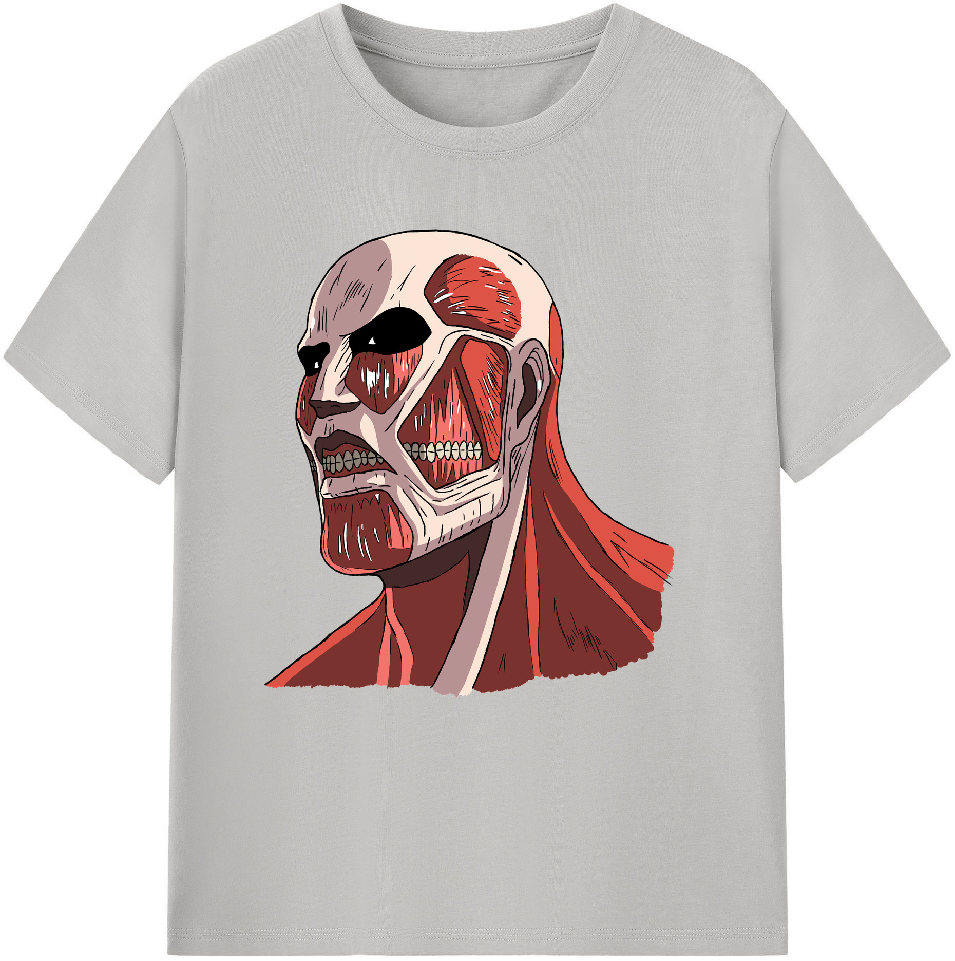 （画像用） 進撃の巨人 Attack on Titan 綿100％半袖Tシャツ（フロントプリント）