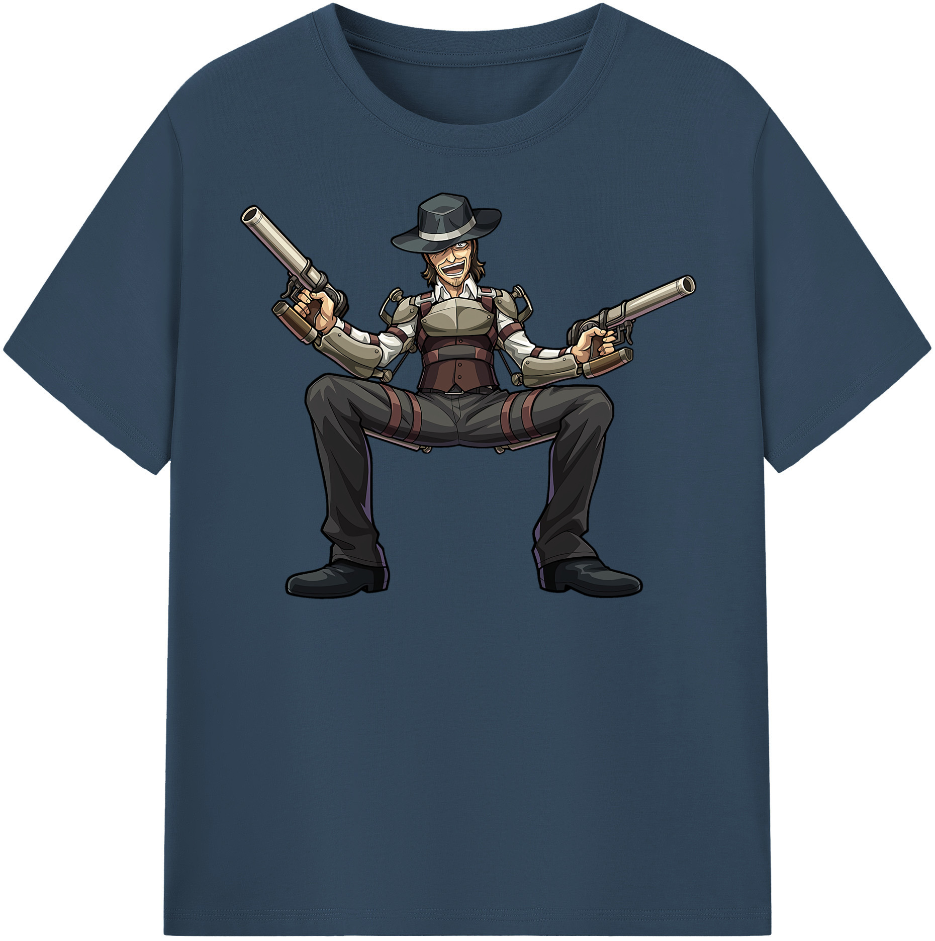 （画像用） 進撃の巨人 ケニー·アッカーマン Attack on Titan Kenny Ackerman 綿100％半袖Tシャツ（フロントプリント）