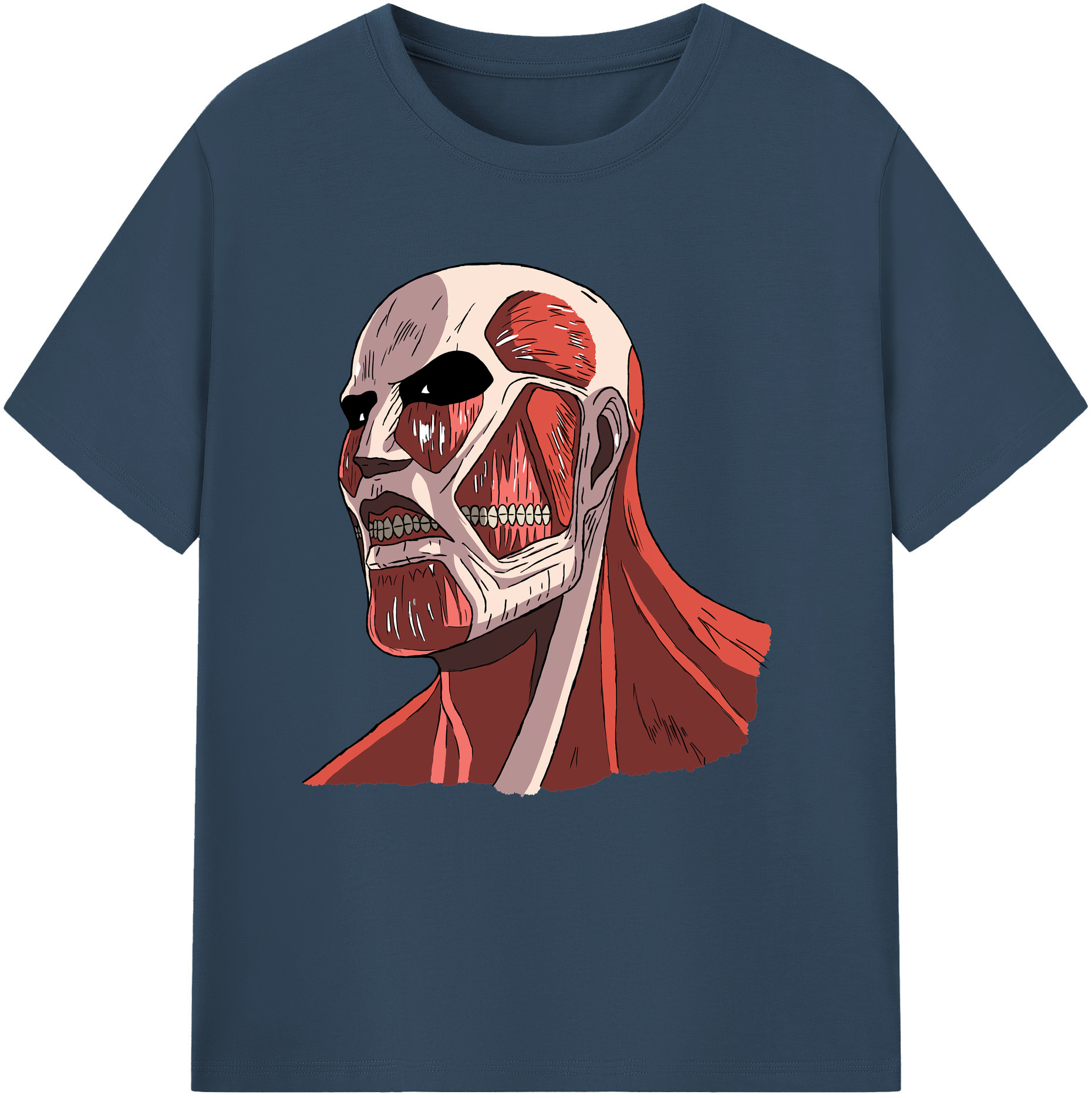 （画像用） 進撃の巨人 Attack on Titan 綿100％半袖Tシャツ（フロントプリント）