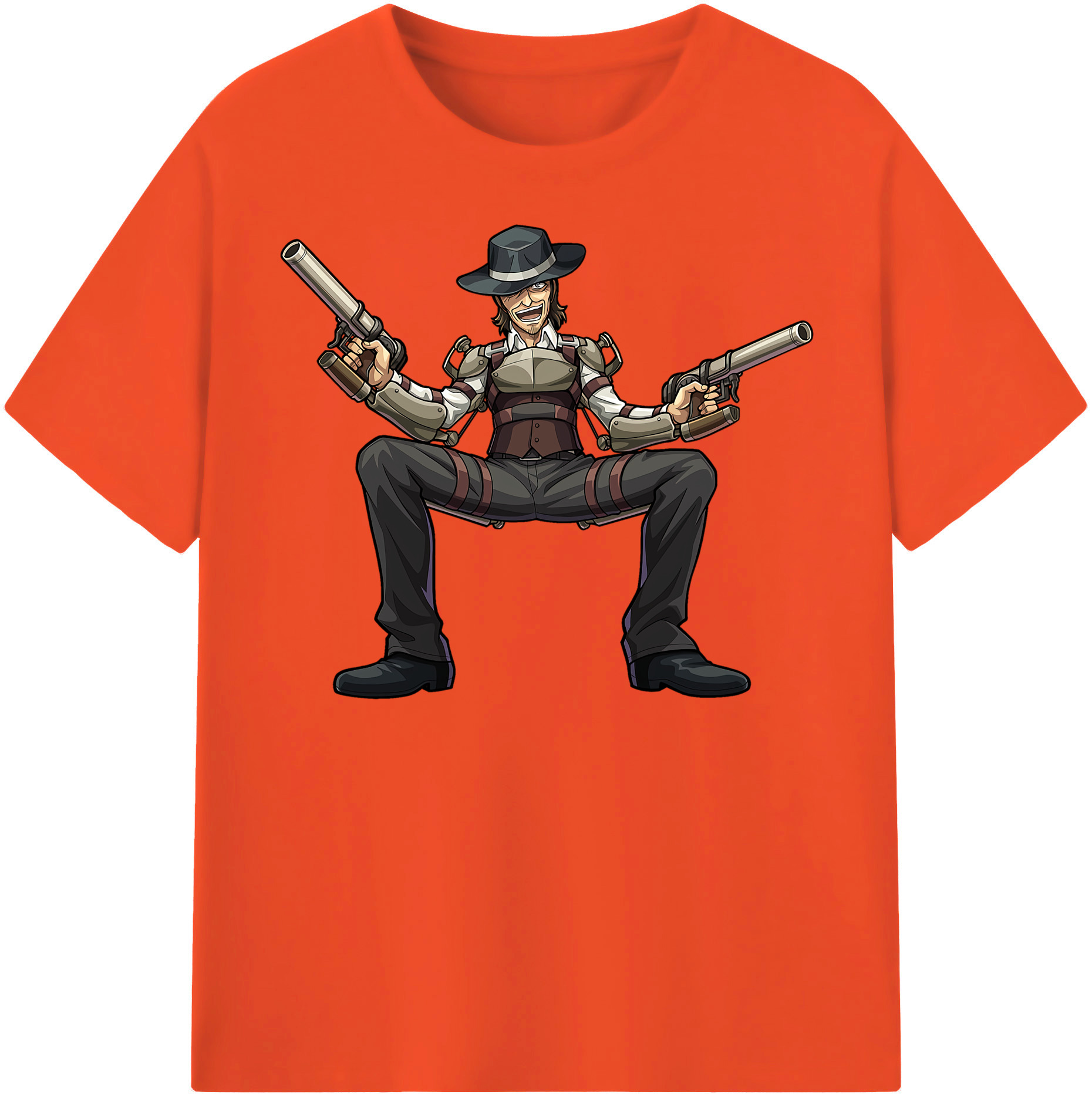 （画像用） 進撃の巨人 ケニー·アッカーマン Attack on Titan Kenny Ackerman 綿100％半袖Tシャツ（フロントプリント）