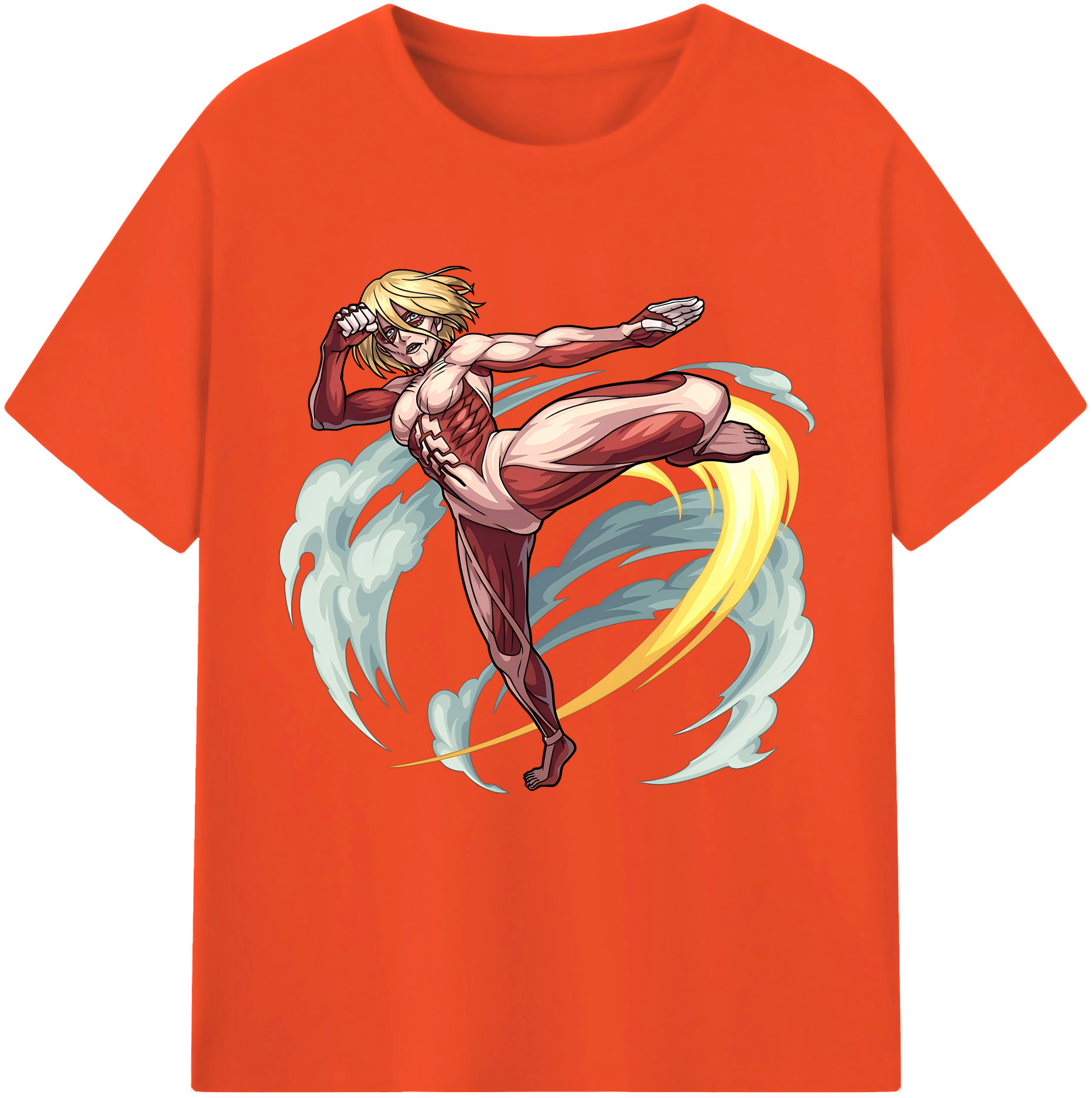 （画像用） 進撃の巨人 Attack on Titan 綿100％半袖Tシャツ（フロントプリント）