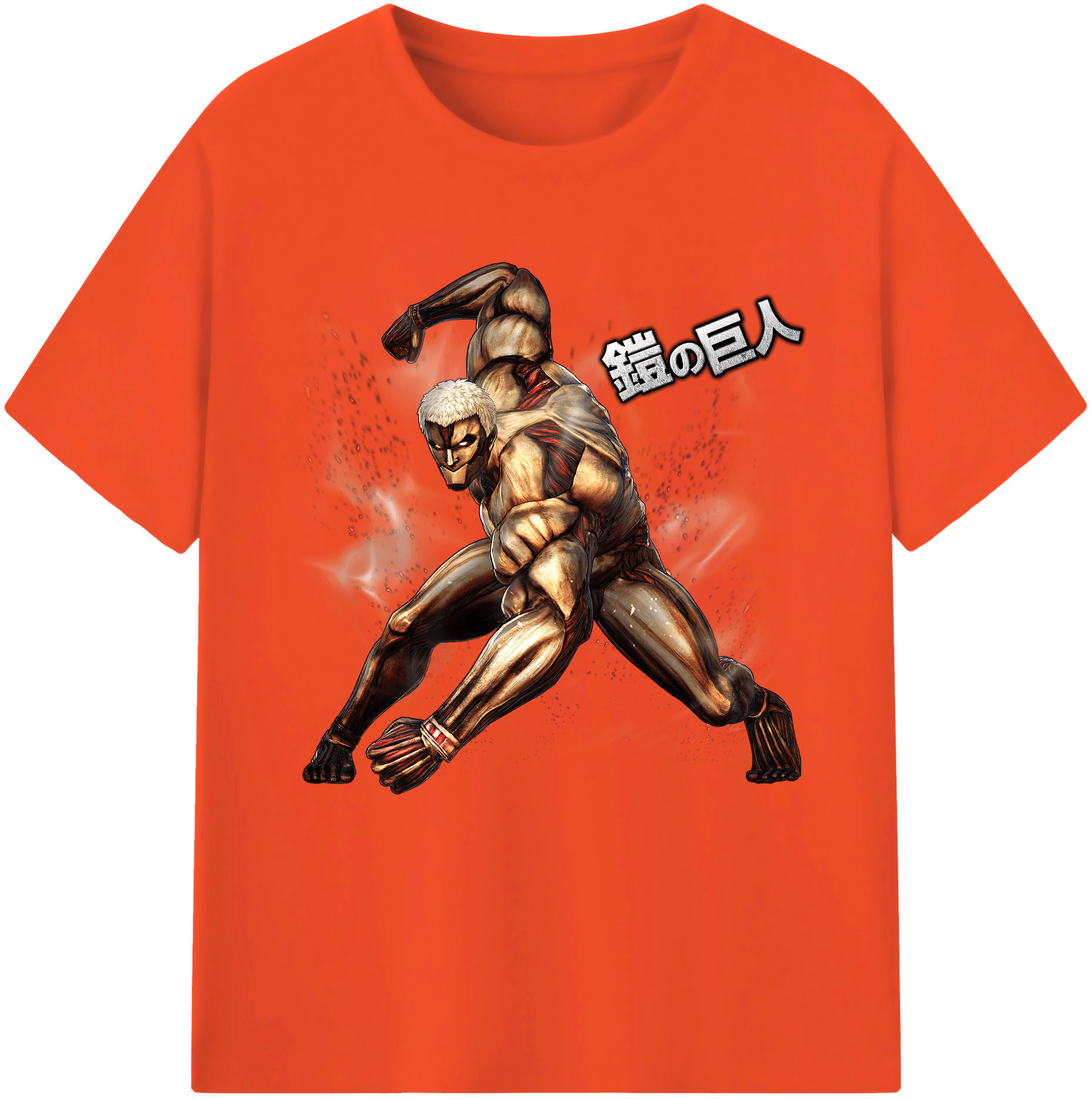 （画像用） 進撃の巨人 Attack on Titan 綿100％半袖Tシャツ（フロントプリント）
