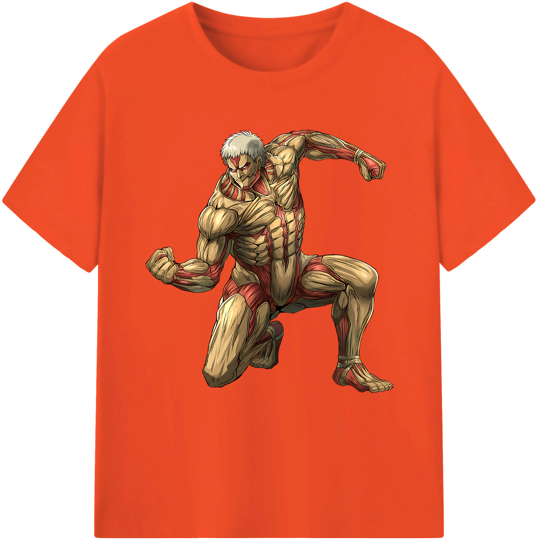 （画像用） 進撃の巨人 Attack on Titan 綿100％半袖Tシャツ（フロントプリント）