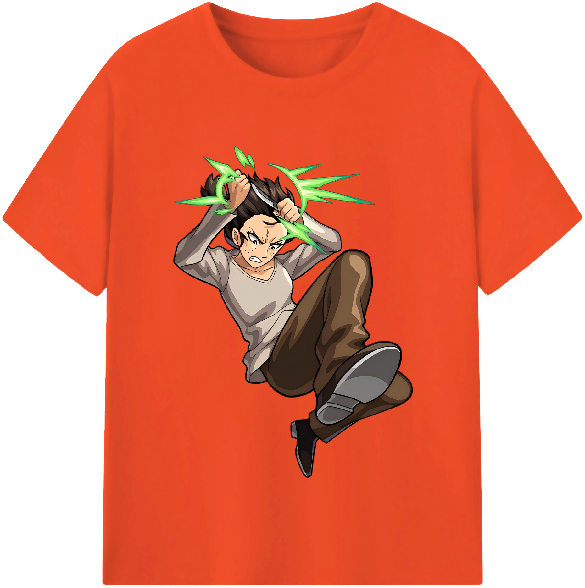 （画像用） 進撃の巨人 Attack on Titan 綿100％半袖Tシャツ（フロントプリント）