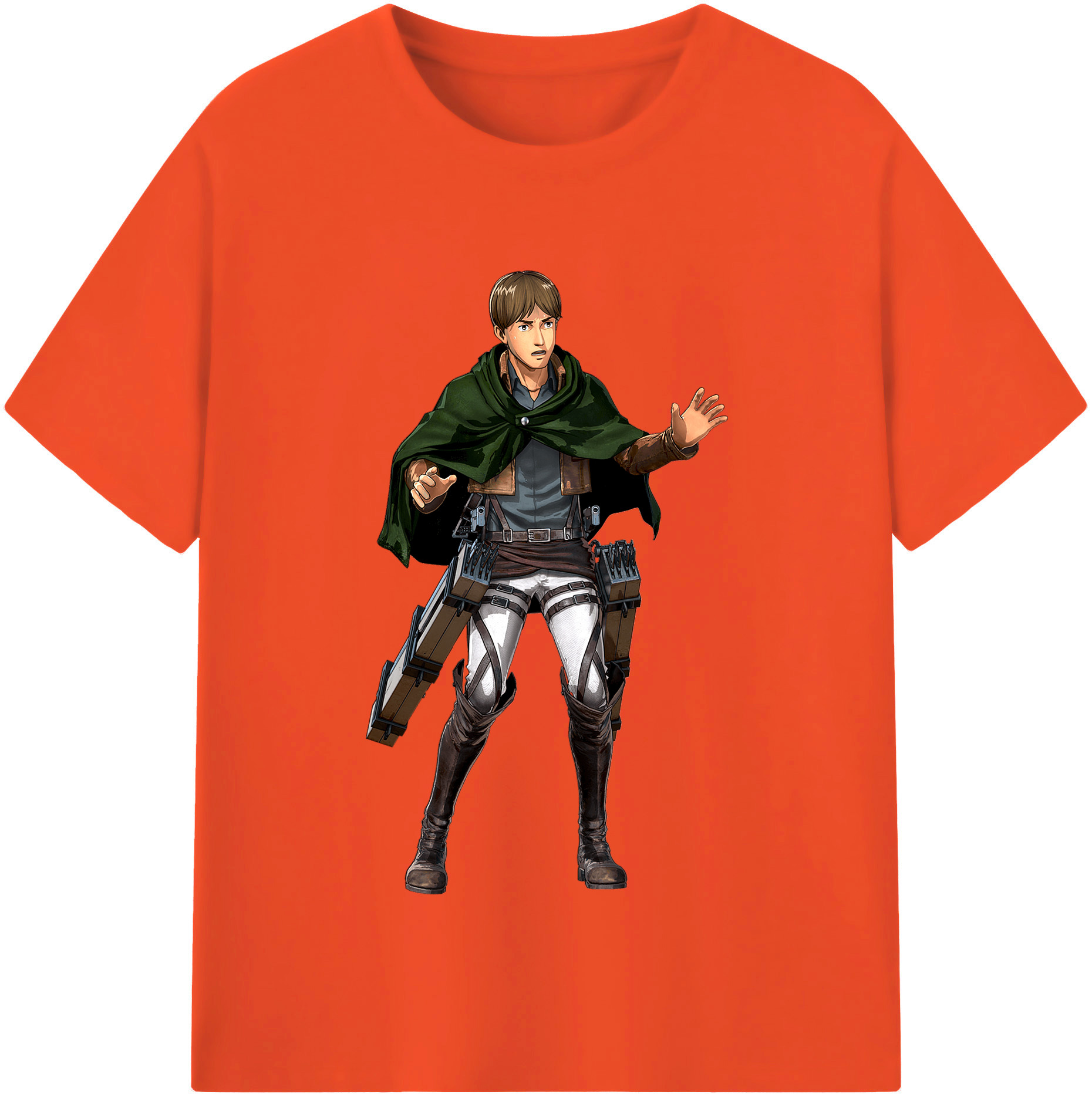 （画像用） 進撃の巨人 Attack on Titan 綿100％半袖Tシャツ（フロントプリント）