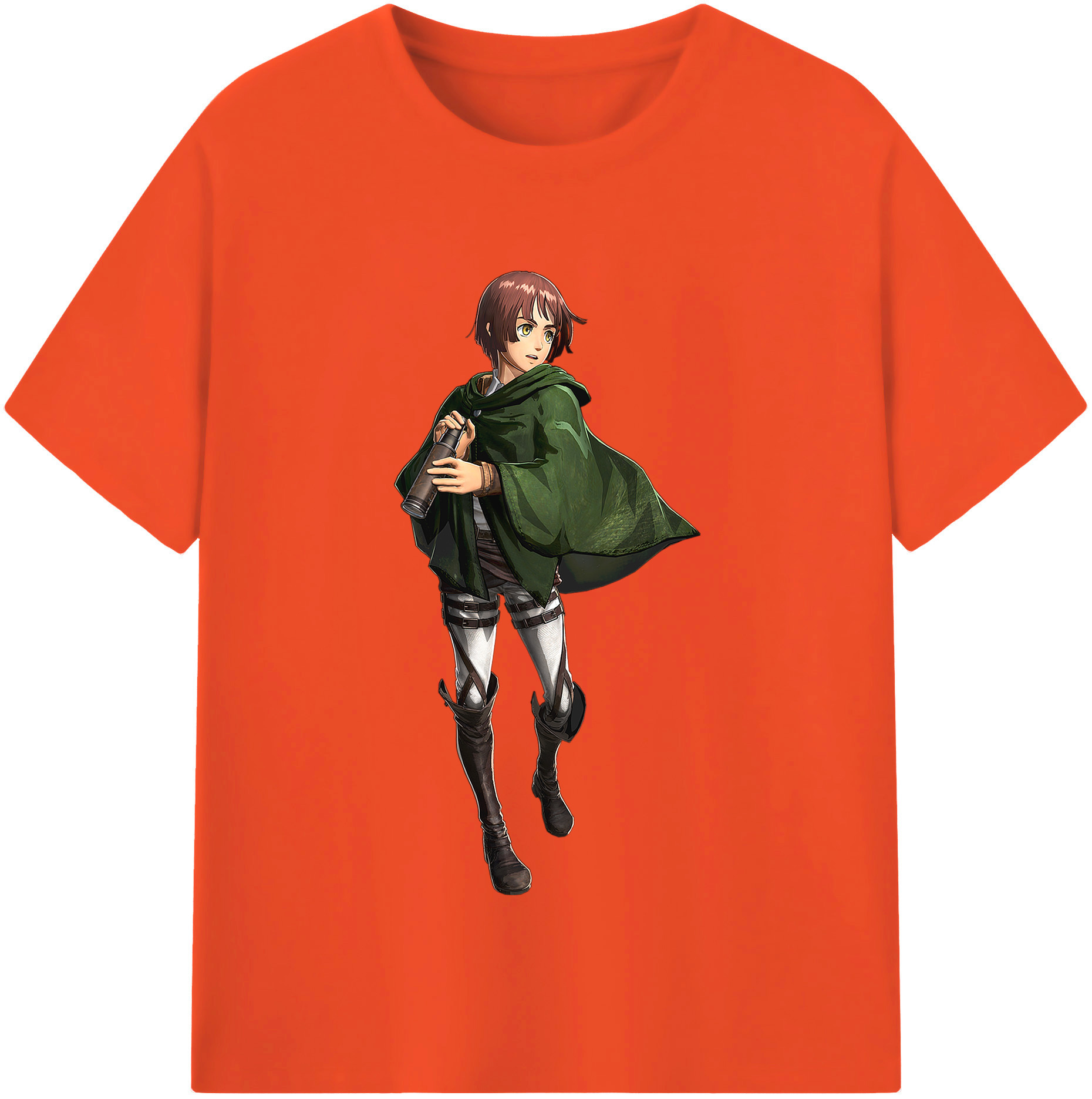 （画像用） 進撃の巨人 Attack on Titan 綿100％半袖Tシャツ（フロントプリント）