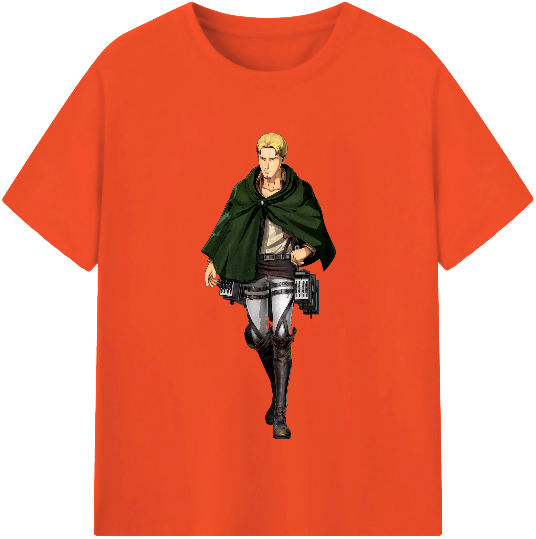 （画像用） 進撃の巨人 Attack on Titan 綿100％半袖Tシャツ（フロントプリント）