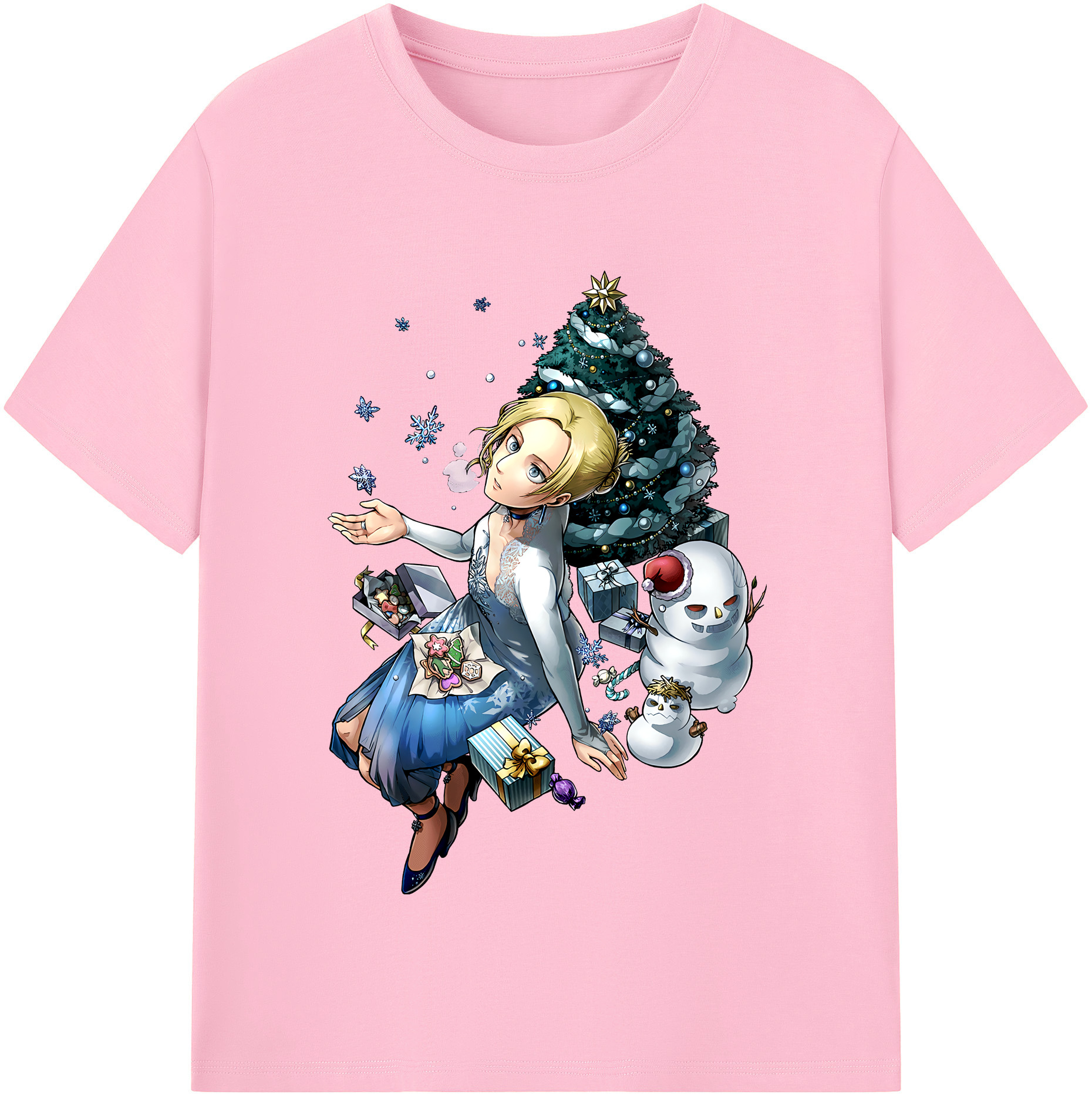 （画像用） 進撃の巨人 アニ・レオンハート Attack on Titan Annie Leonhart 綿100％半袖Tシャツ（フロントプリント）