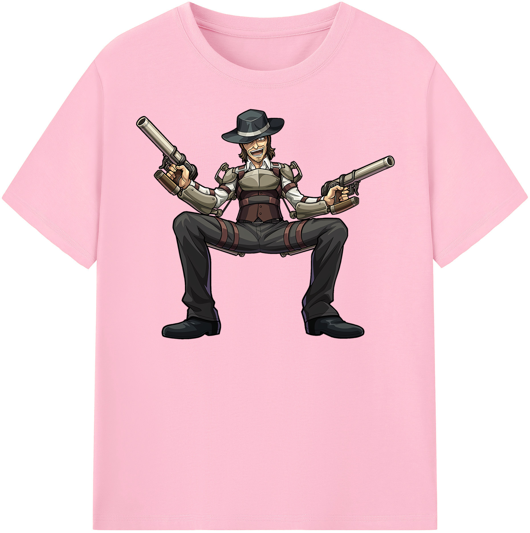 （画像用） 進撃の巨人 ケニー·アッカーマン Attack on Titan Kenny Ackerman 綿100％半袖Tシャツ（フロントプリント）