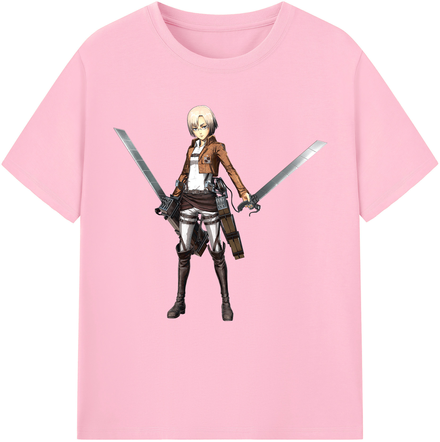 （画像用）  綿100％半袖Tシャツ（フロントプリント）