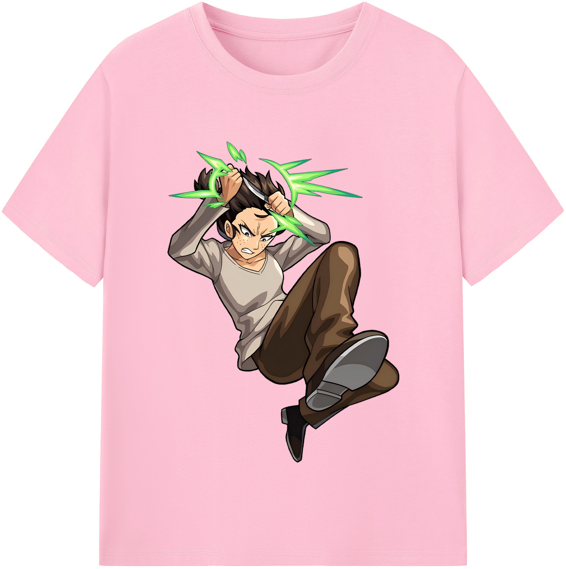 （画像用） 進撃の巨人 Attack on Titan 綿100％半袖Tシャツ（フロントプリント）