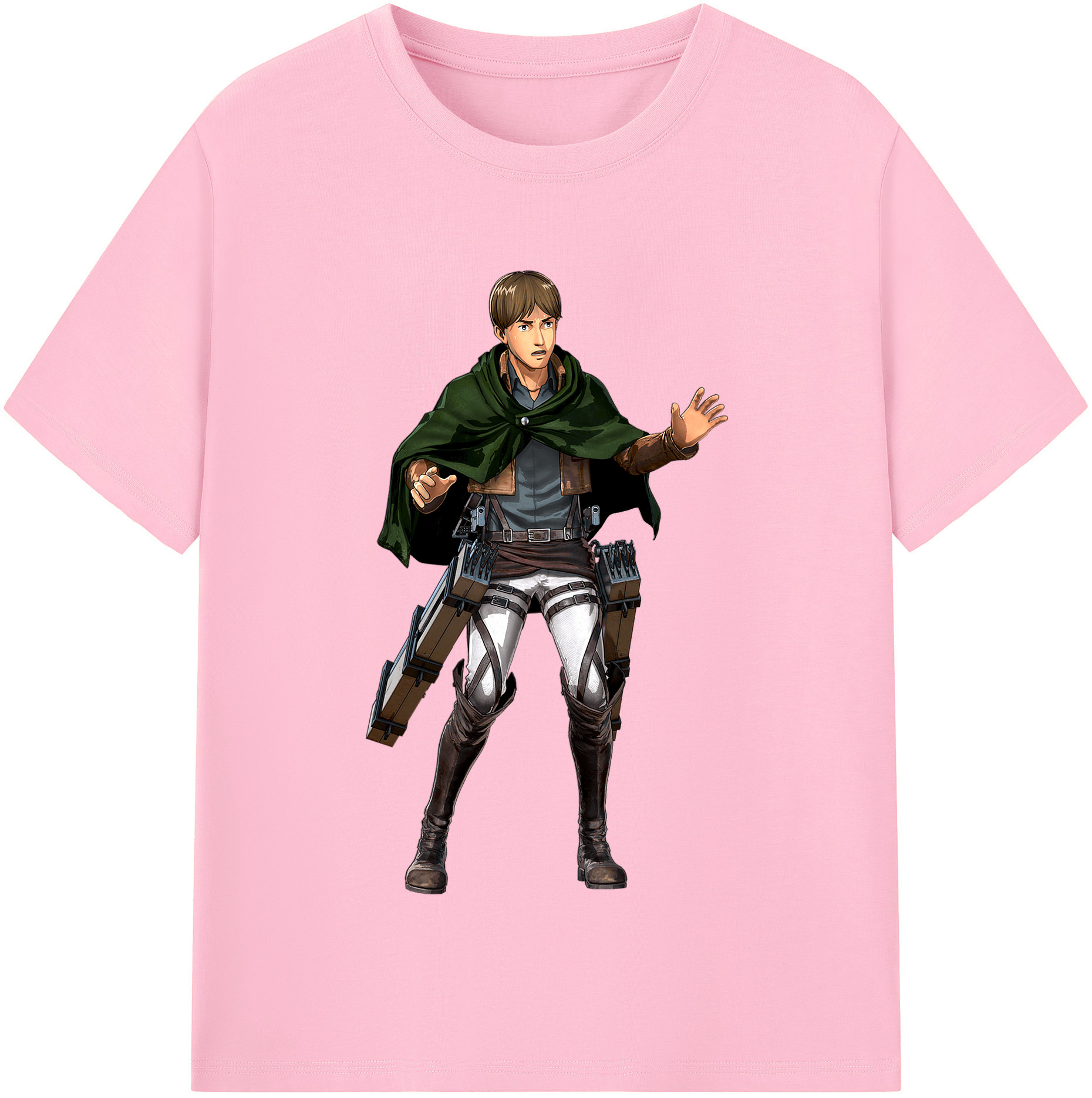 （画像用） 進撃の巨人 Attack on Titan 綿100％半袖Tシャツ（フロントプリント）
