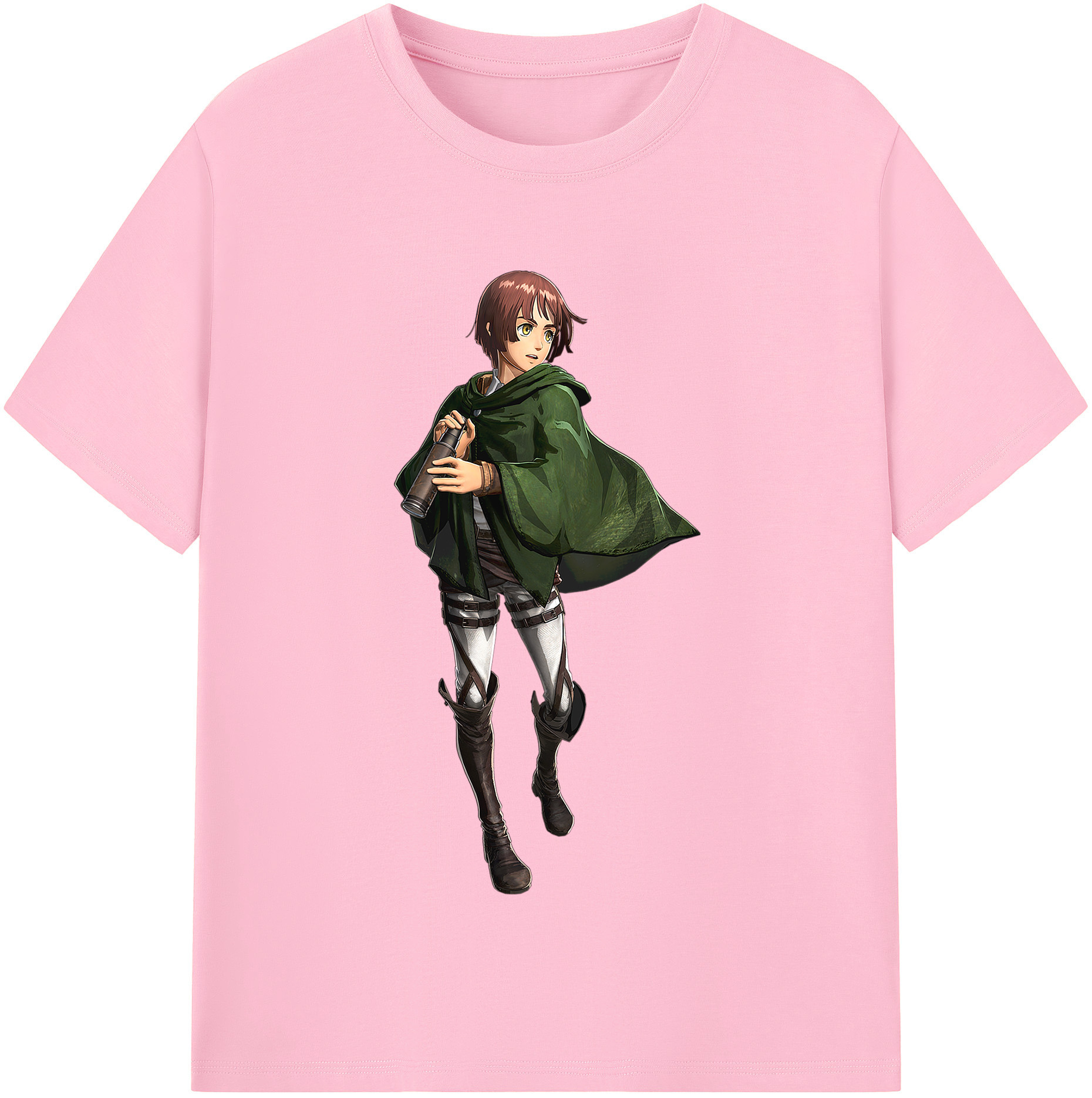 （画像用） 進撃の巨人 Attack on Titan 綿100％半袖Tシャツ（フロントプリント）