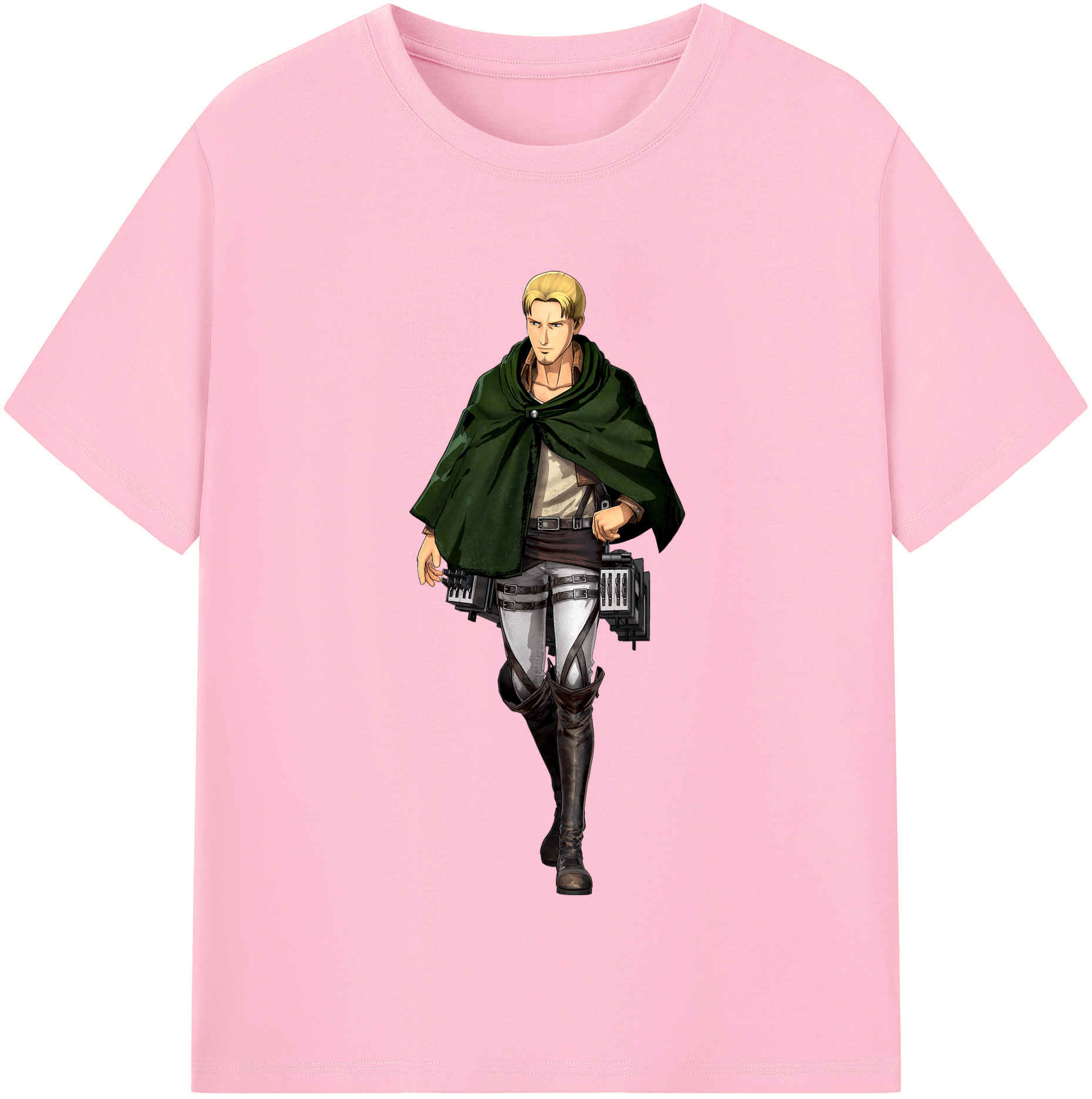 （画像用） 進撃の巨人 Attack on Titan 綿100％半袖Tシャツ（フロントプリント）