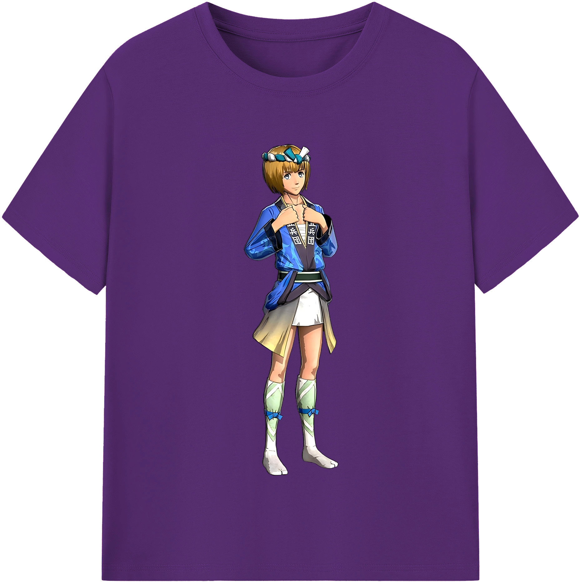 （画像用） 進撃の巨人 アルミン·アルレルト Attack on Titan Armin Arlert 綿100％半袖Tシャツ（フロントプリント）