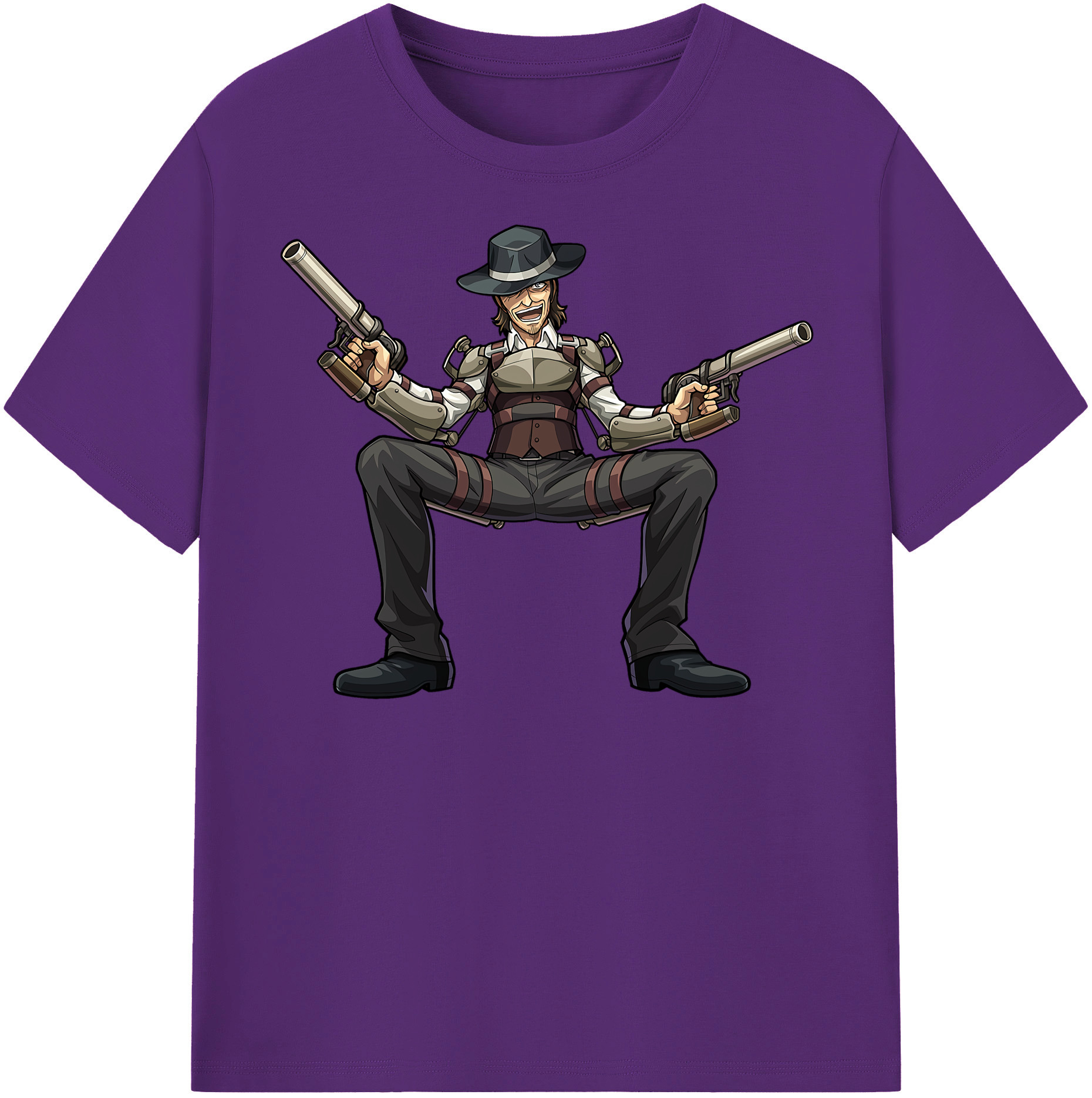 （画像用） 進撃の巨人 ケニー·アッカーマン Attack on Titan Kenny Ackerman 綿100％半袖Tシャツ（フロントプリント）