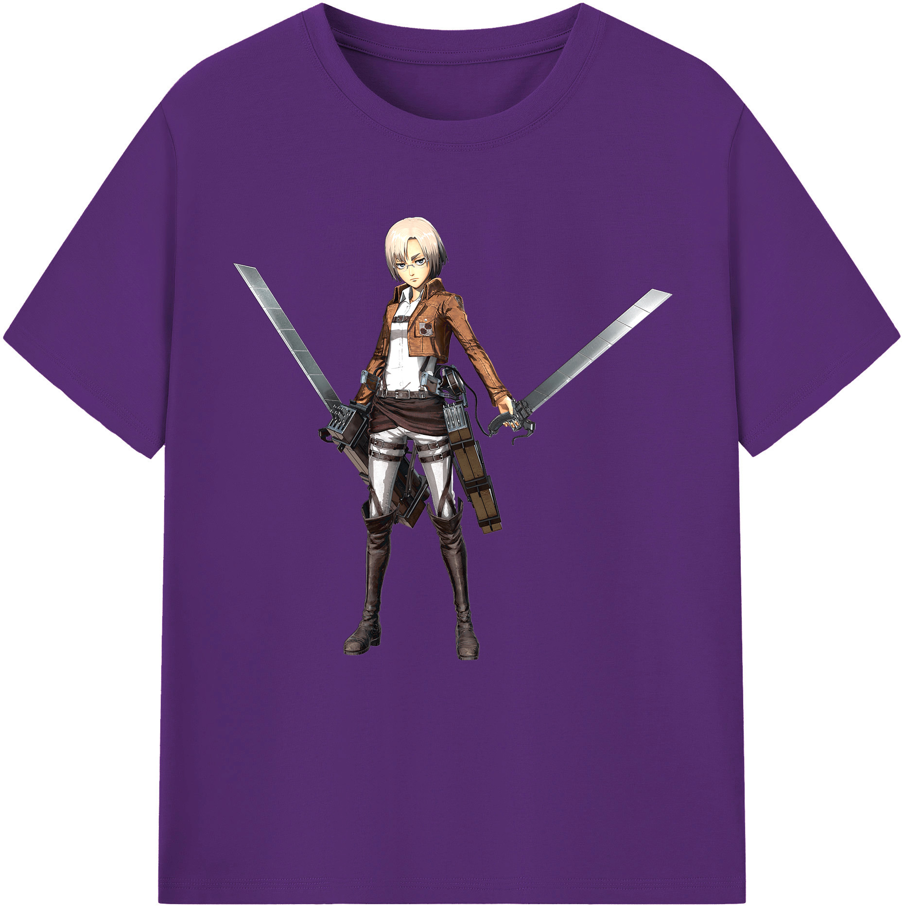 （画像用）  綿100％半袖Tシャツ（フロントプリント）