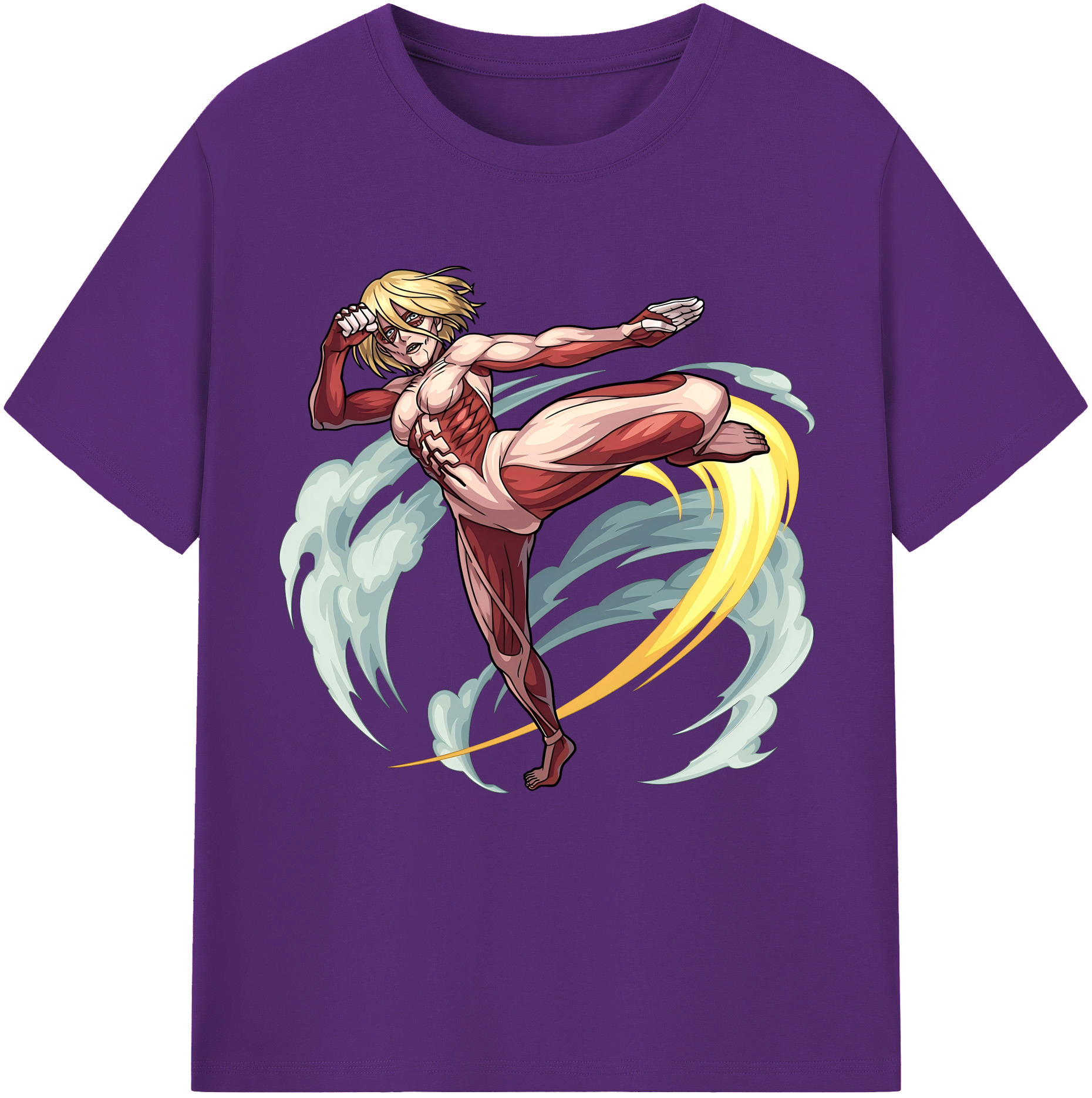 （画像用） 進撃の巨人 Attack on Titan 綿100％半袖Tシャツ（フロントプリント）