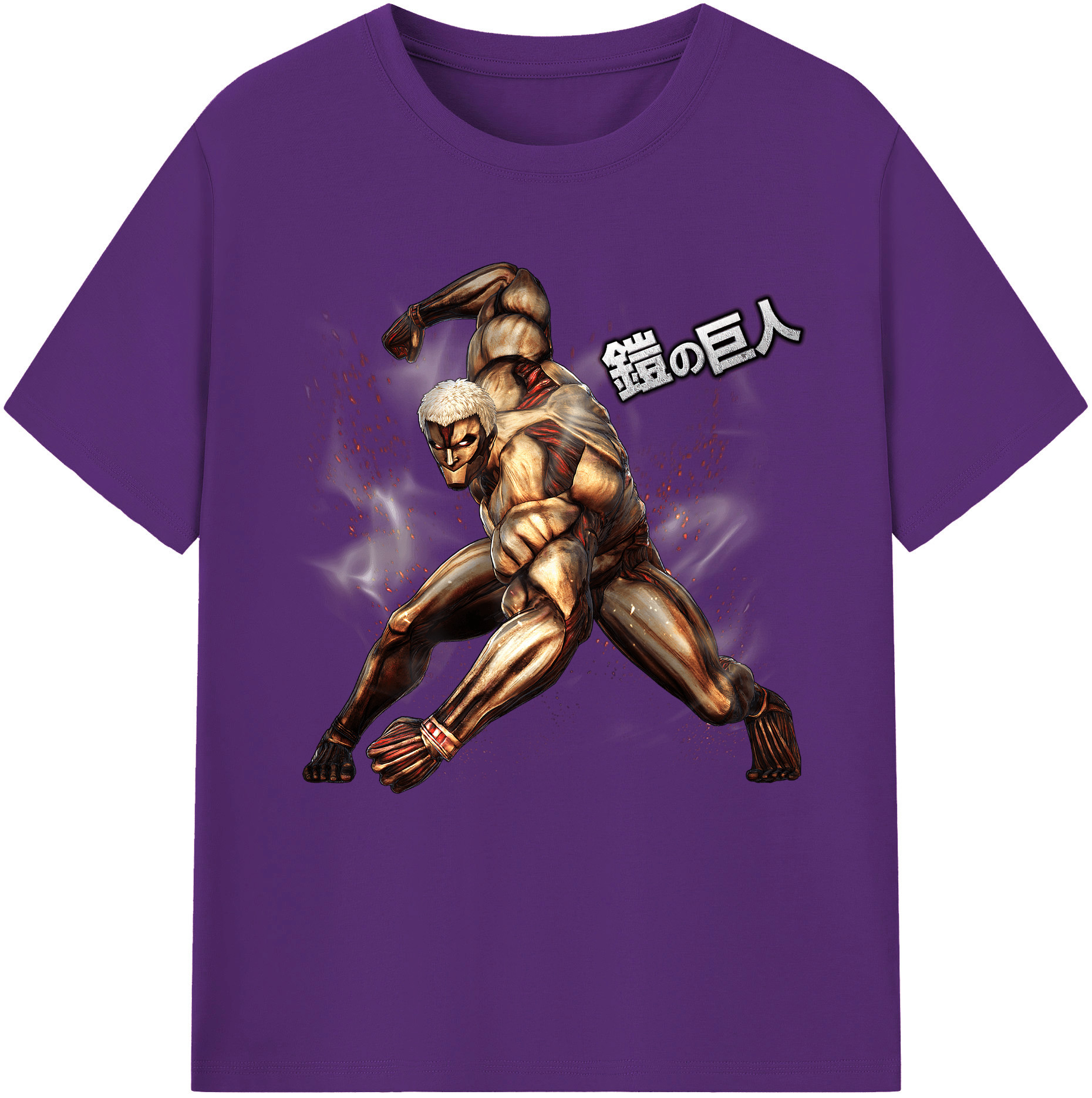 （画像用） 進撃の巨人 Attack on Titan 綿100％半袖Tシャツ（フロントプリント）
