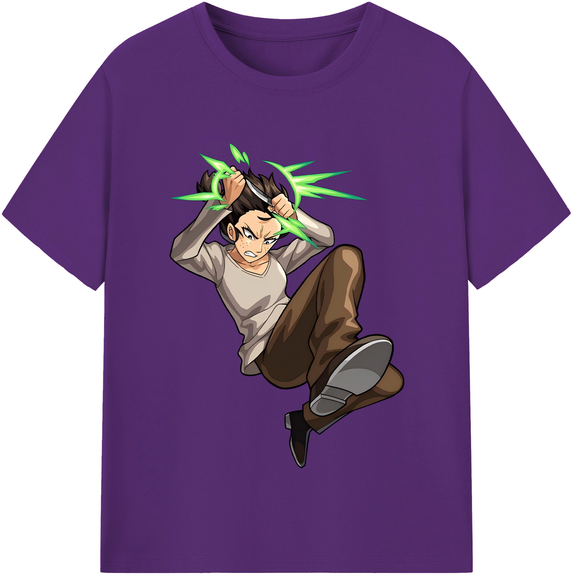（画像用） 進撃の巨人 Attack on Titan 綿100％半袖Tシャツ（フロントプリント）