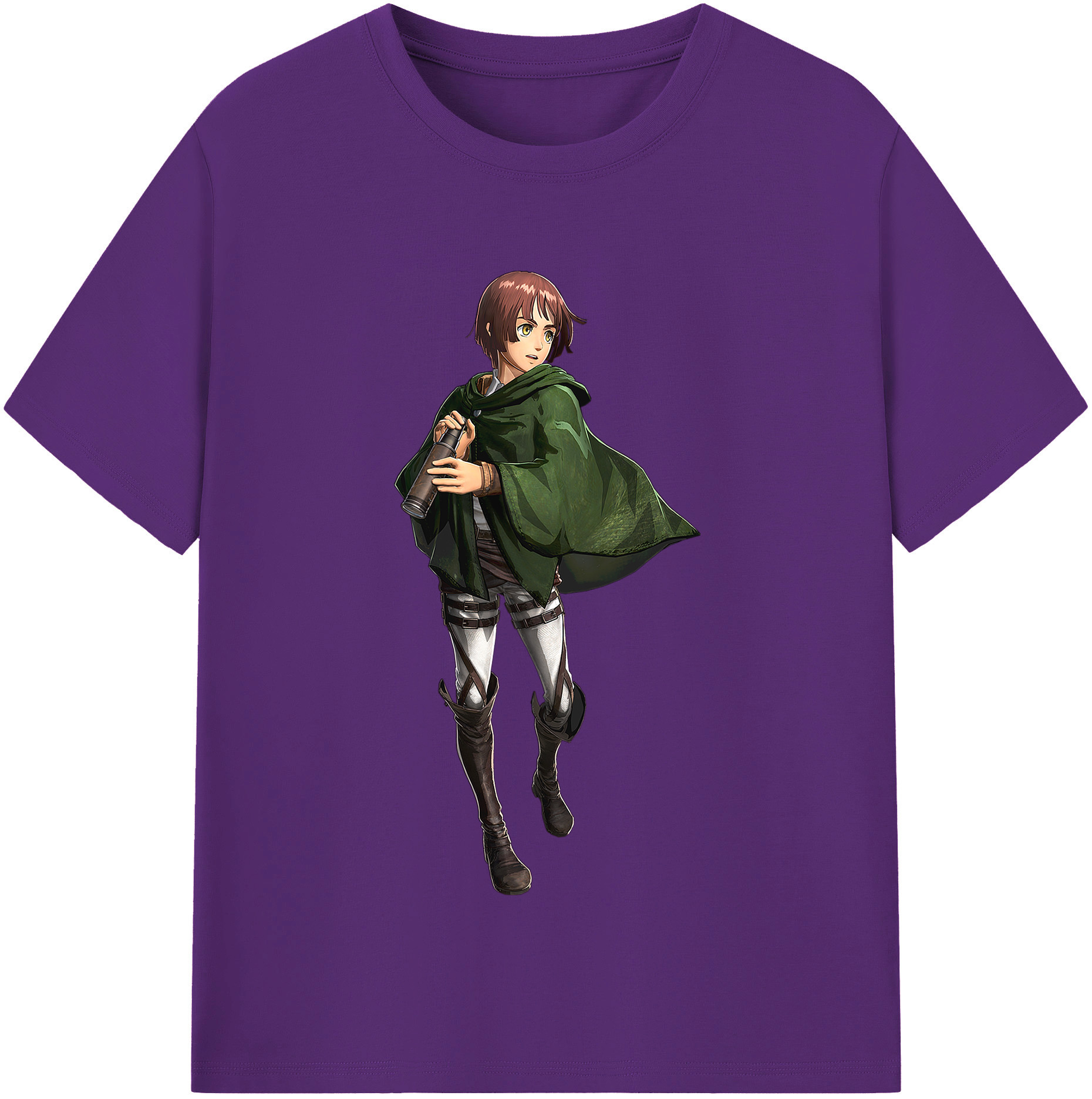 （画像用） 進撃の巨人 Attack on Titan 綿100％半袖Tシャツ（フロントプリント）