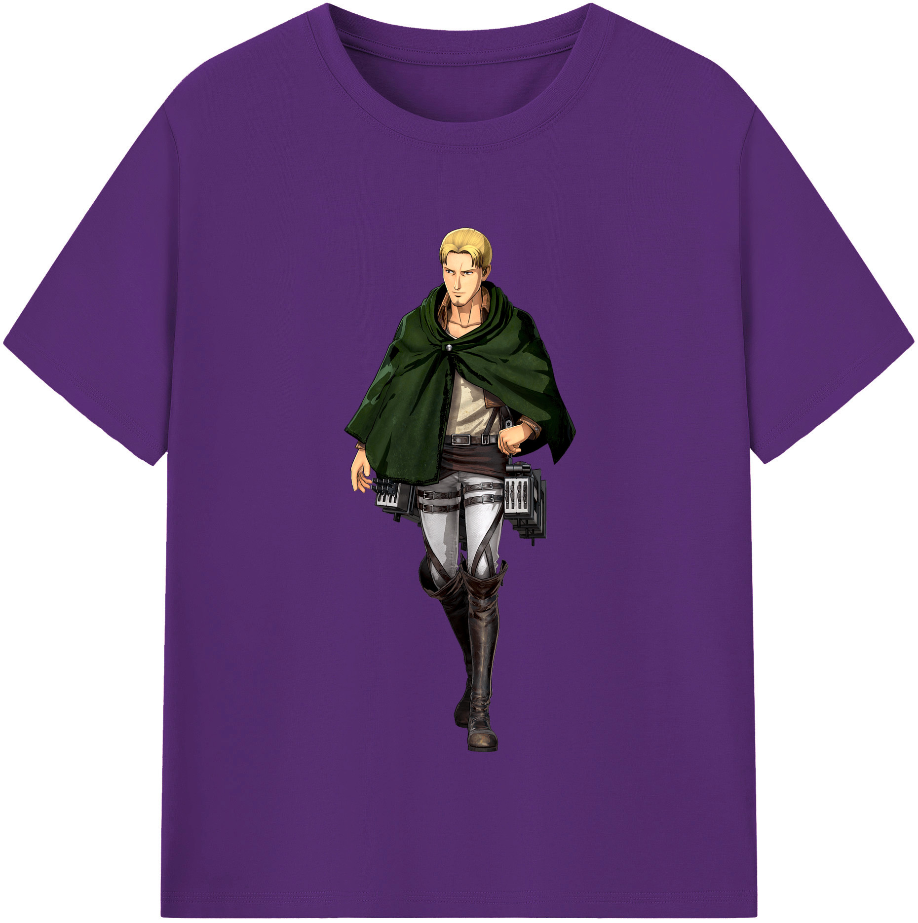 （画像用） 進撃の巨人 Attack on Titan 綿100％半袖Tシャツ（フロントプリント）