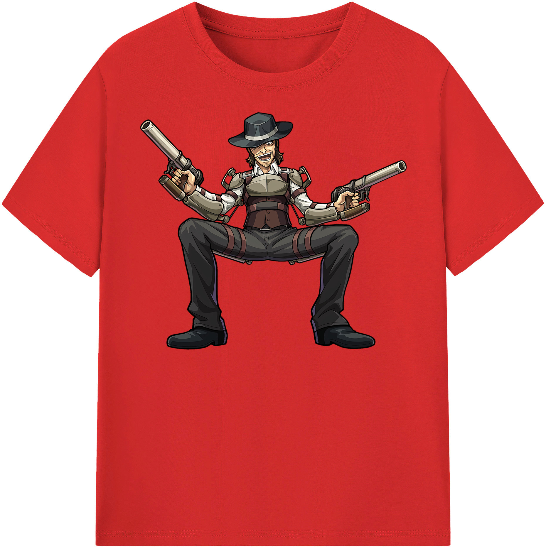 （画像用） 進撃の巨人 ケニー·アッカーマン Attack on Titan Kenny Ackerman 綿100％半袖Tシャツ（フロントプリント）