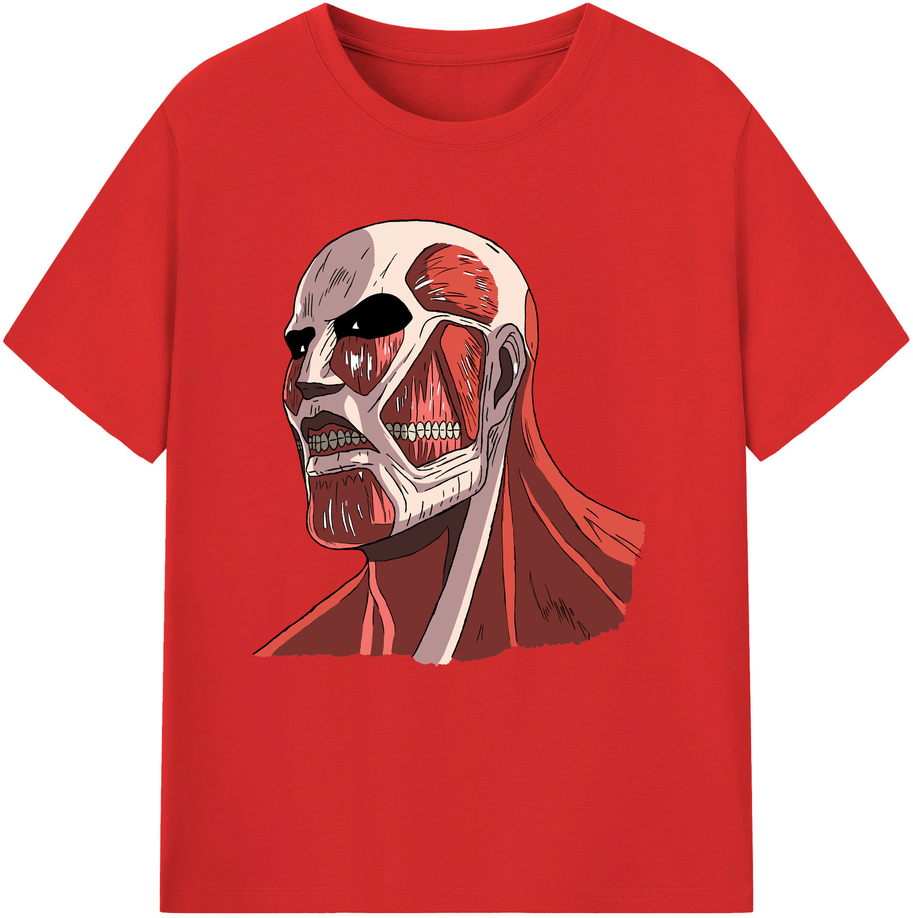 （画像用） 進撃の巨人 Attack on Titan 綿100％半袖Tシャツ（フロントプリント）