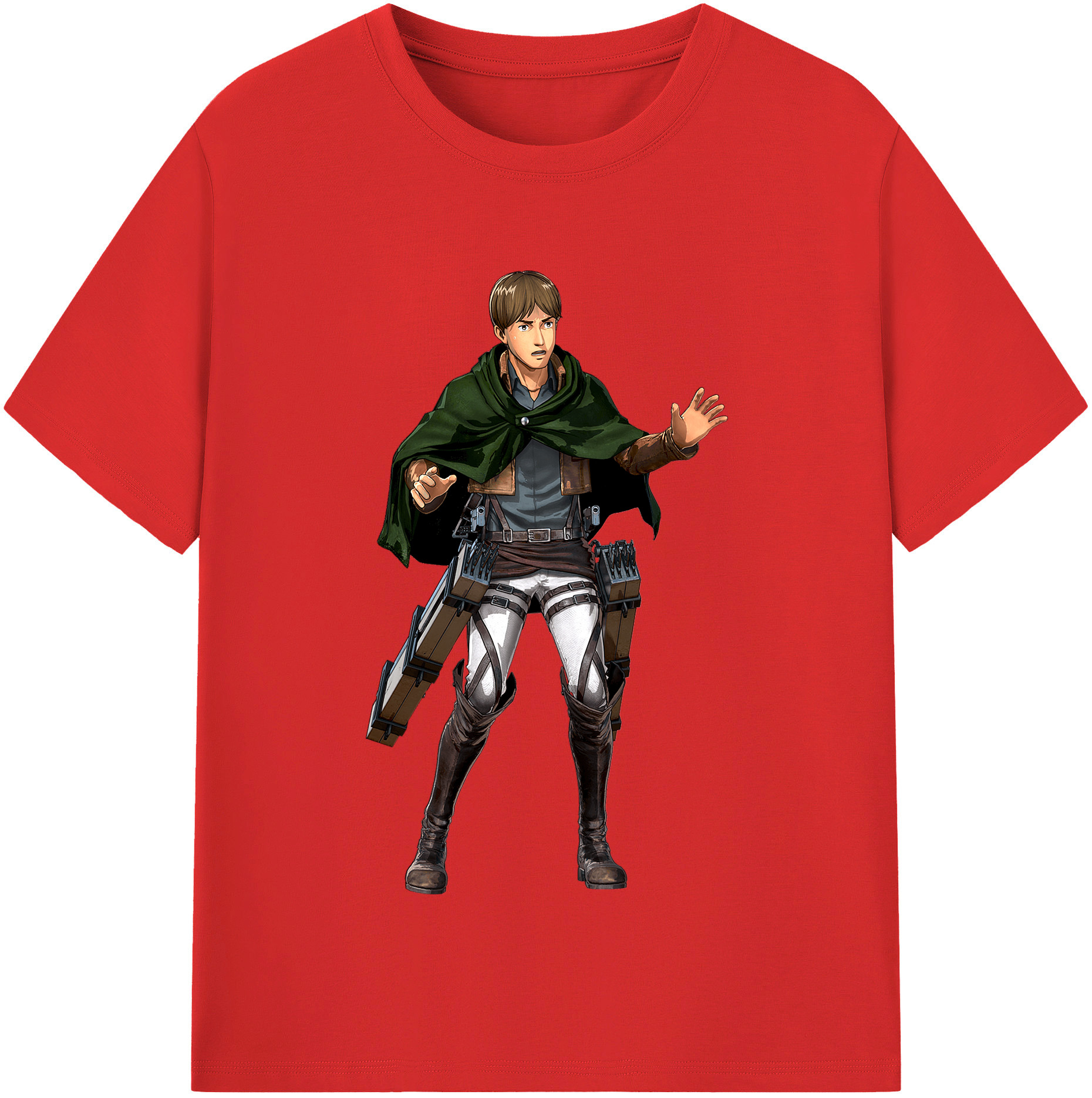 （画像用） 進撃の巨人 Attack on Titan 綿100％半袖Tシャツ（フロントプリント）