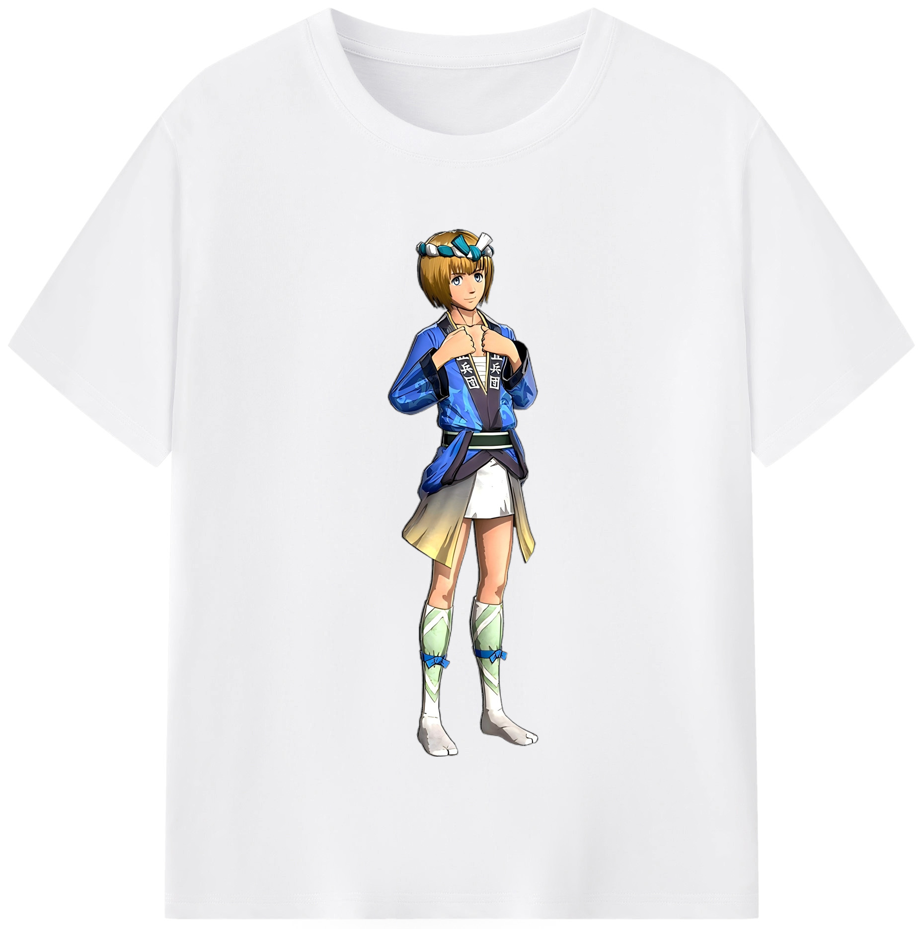 （画像用） 進撃の巨人 アルミン·アルレルト Attack on Titan Armin Arlert 綿100％半袖Tシャツ（フロントプリント）
