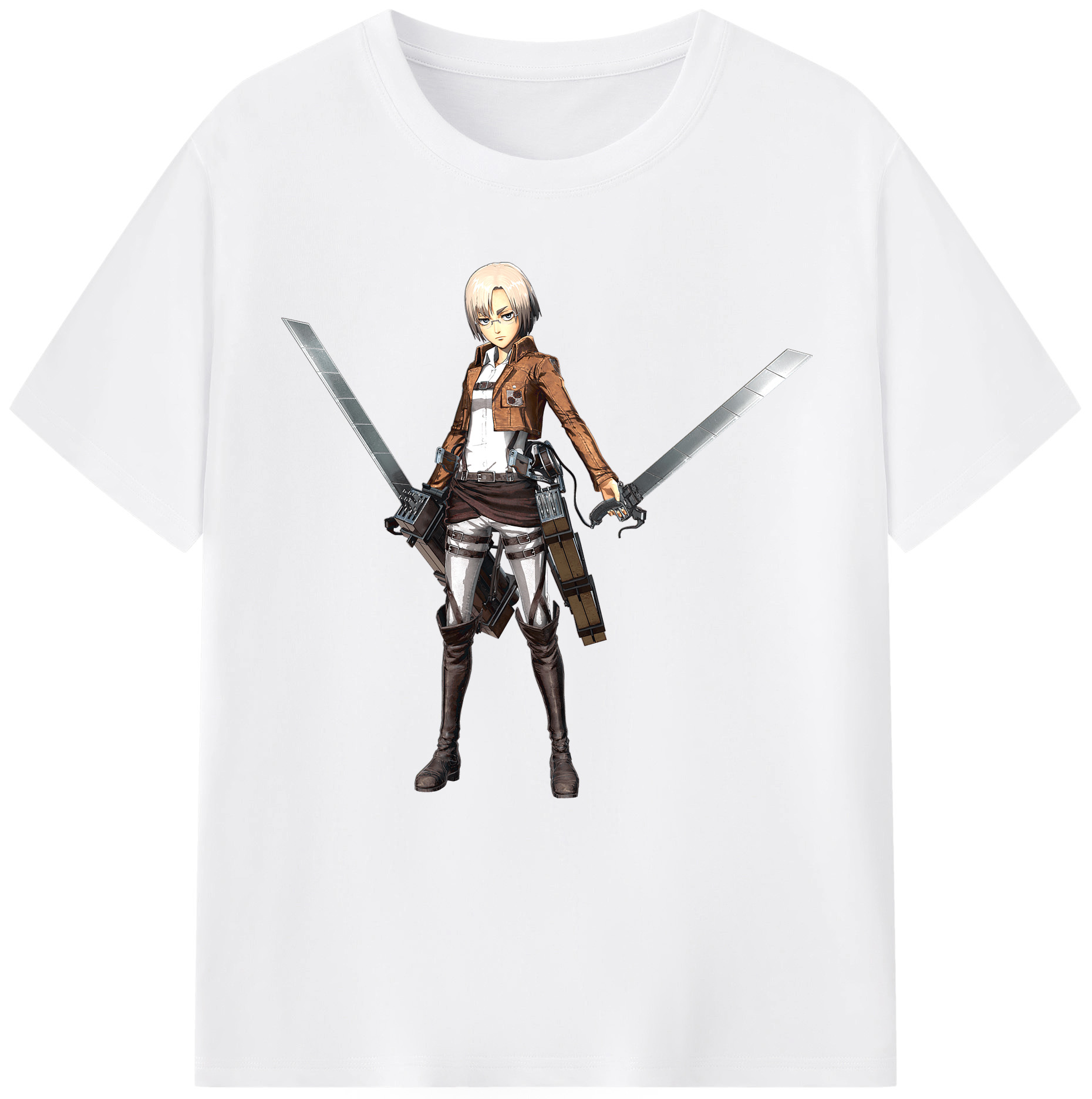 （画像用）  綿100％半袖Tシャツ（フロントプリント）