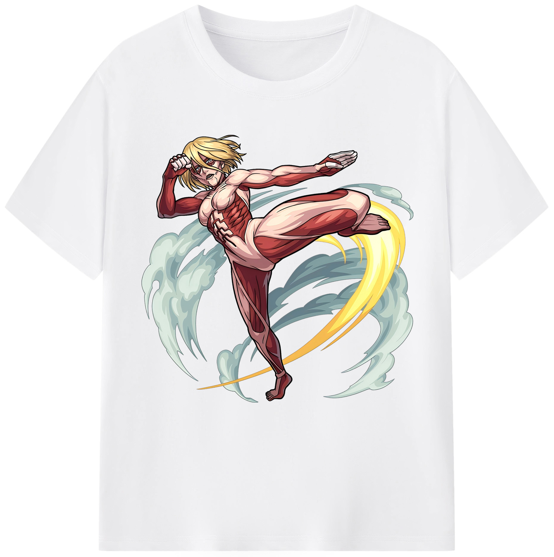 （画像用） 進撃の巨人 Attack on Titan 綿100％半袖Tシャツ（フロントプリント）