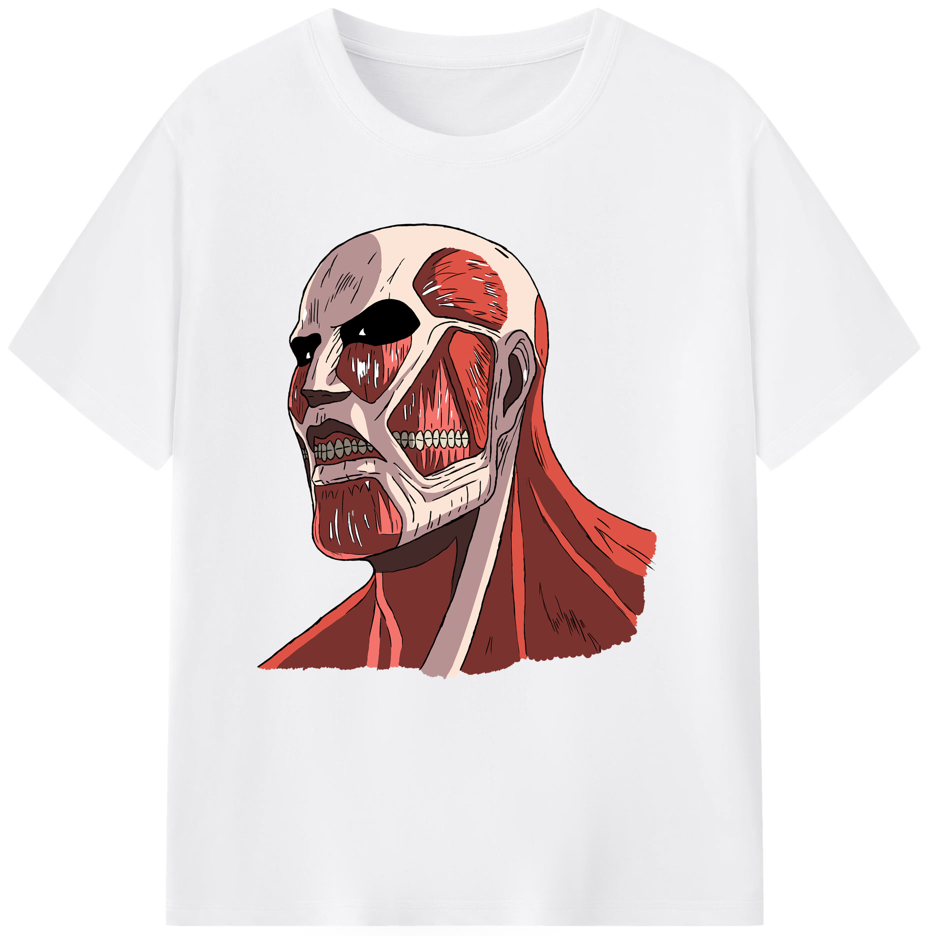 （画像用） 進撃の巨人 Attack on Titan 綿100％半袖Tシャツ（フロントプリント）