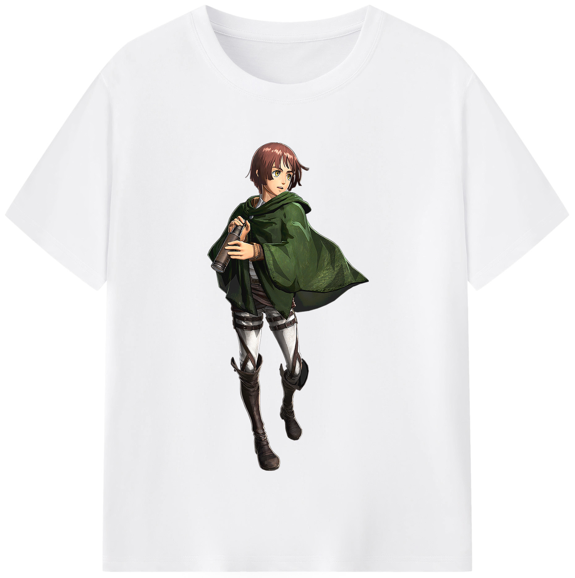 （画像用） 進撃の巨人 Attack on Titan 綿100％半袖Tシャツ（フロントプリント）