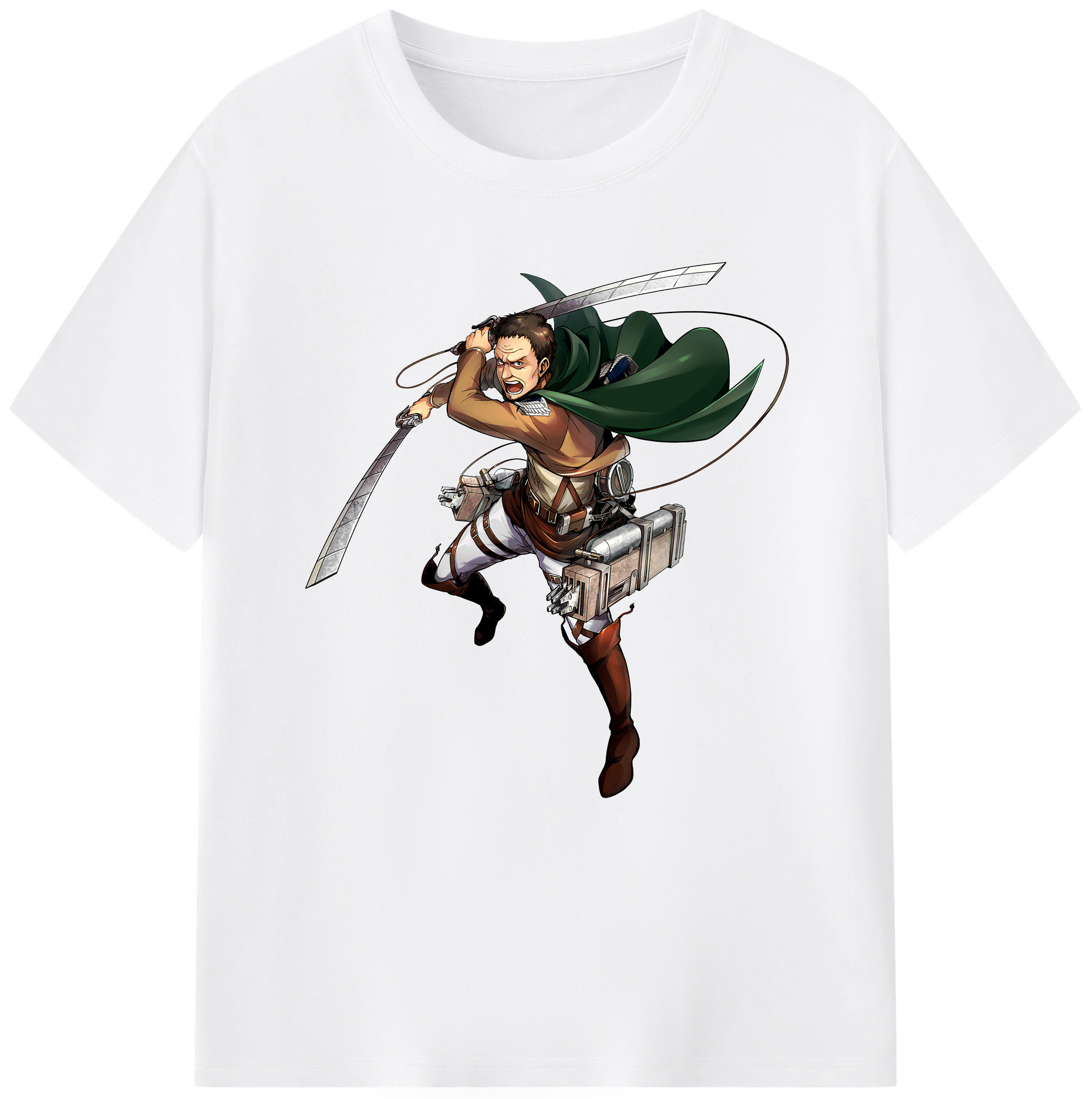（画像用） 進撃の巨人 Attack on Titan 綿100％半袖Tシャツ（フロントプリント）