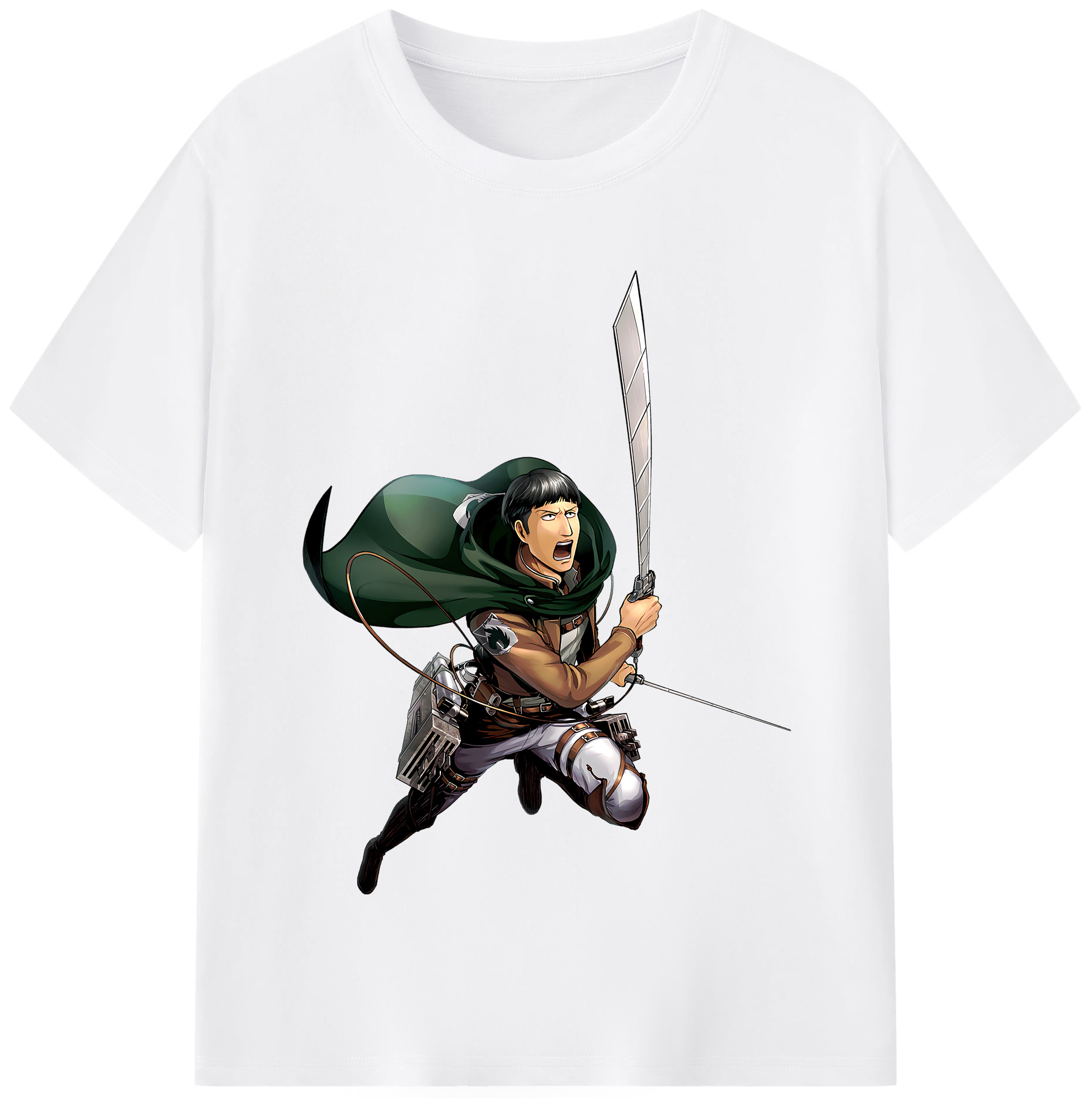 （画像用） 進撃の巨人 Attack on Titan 綿100％半袖Tシャツ（フロントプリント）