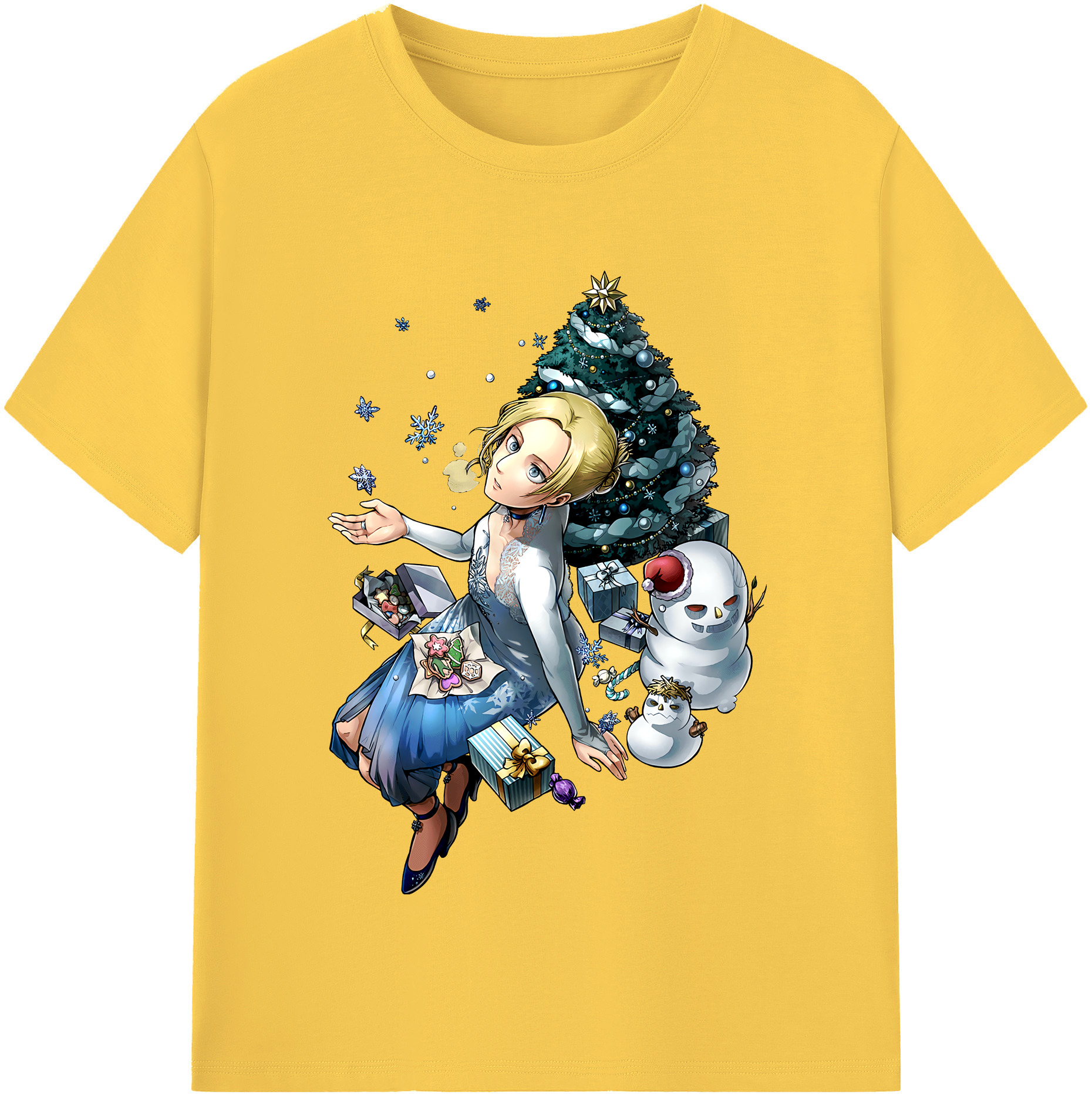 （画像用） 進撃の巨人 アニ・レオンハート Attack on Titan Annie Leonhart 綿100％半袖Tシャツ（フロントプリント）