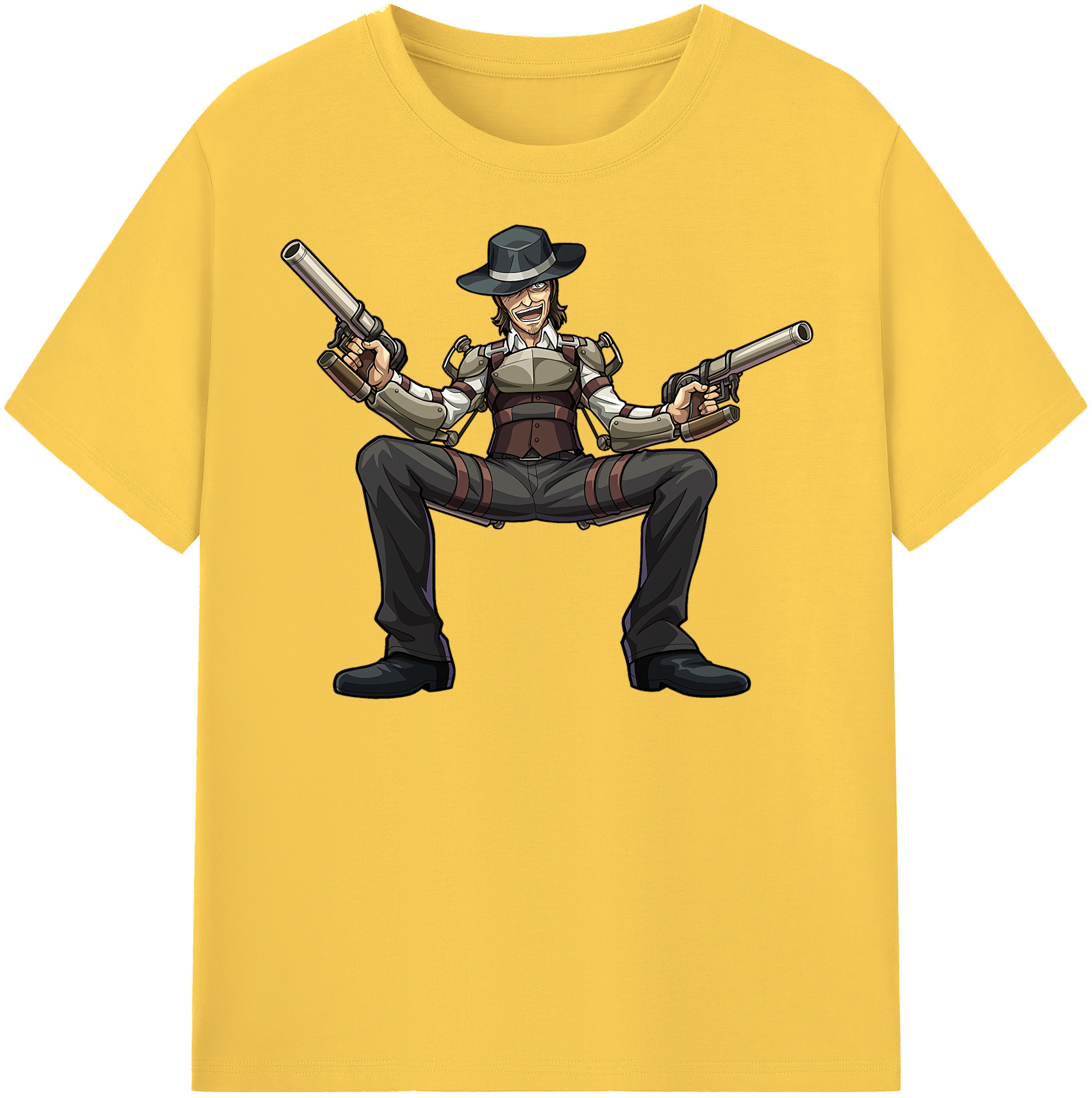 （画像用） 進撃の巨人 ケニー·アッカーマン Attack on Titan Kenny Ackerman 綿100％半袖Tシャツ（フロントプリント）