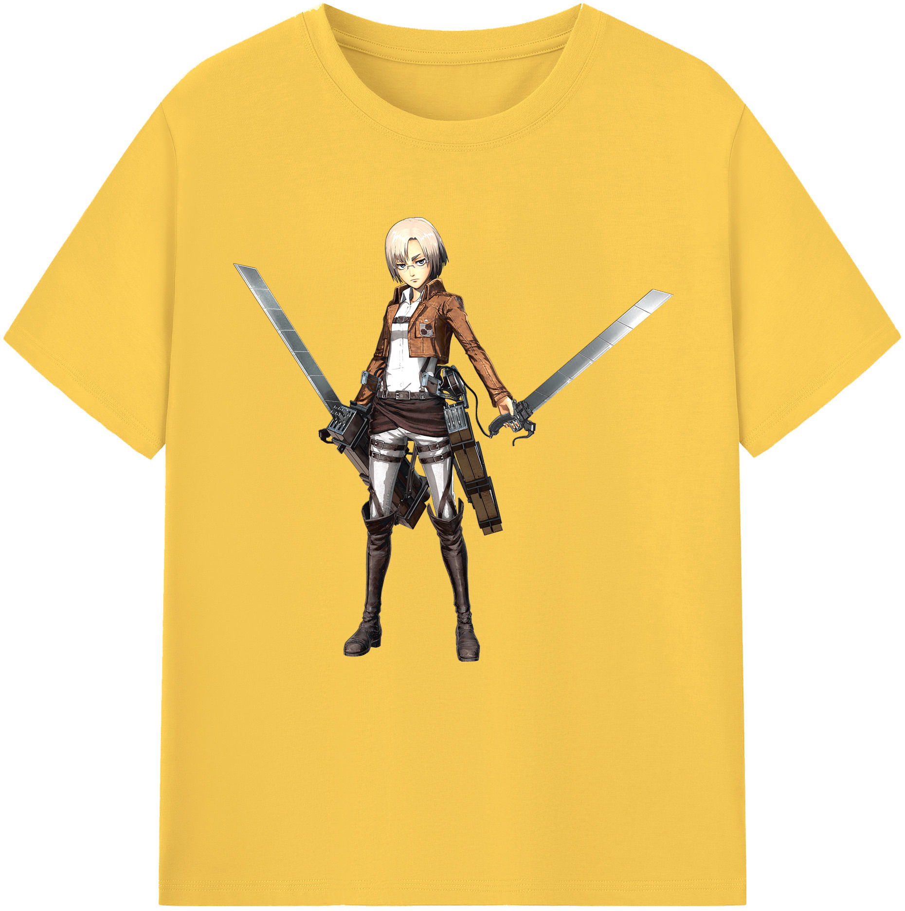 （画像用）  綿100％半袖Tシャツ（フロントプリント）
