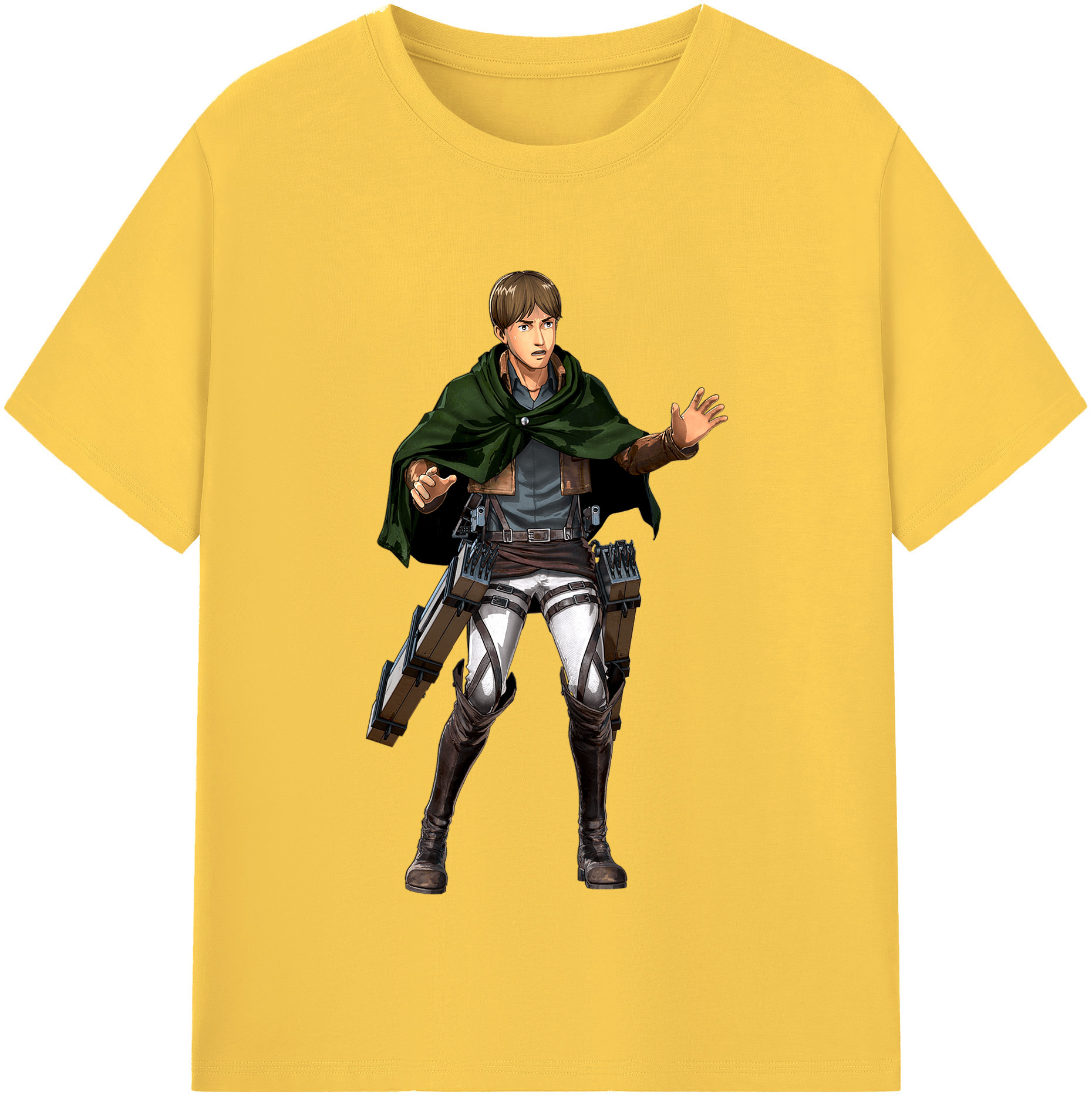 （画像用） 進撃の巨人 Attack on Titan 綿100％半袖Tシャツ（フロントプリント）