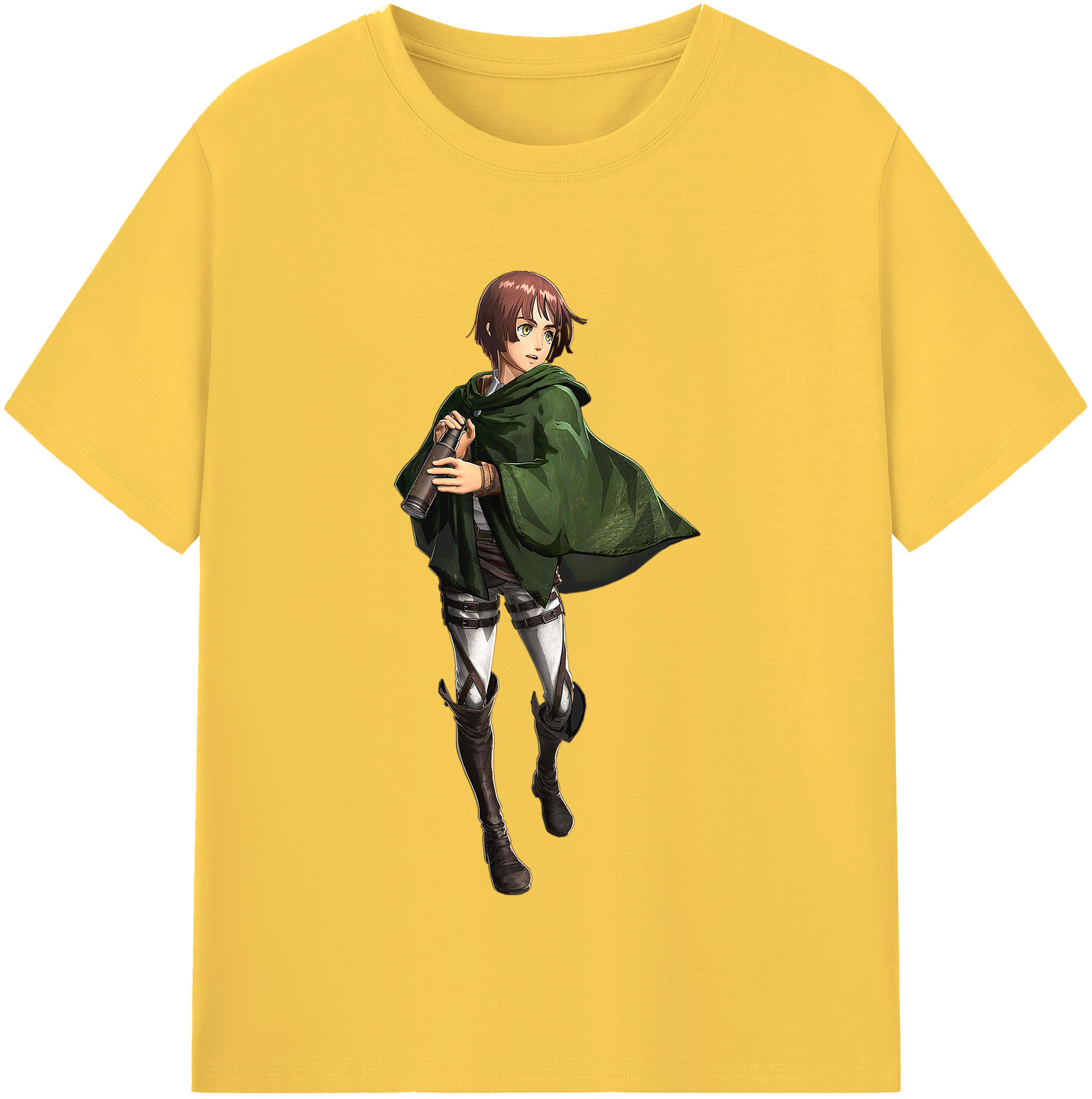 （画像用） 進撃の巨人 Attack on Titan 綿100％半袖Tシャツ（フロントプリント）