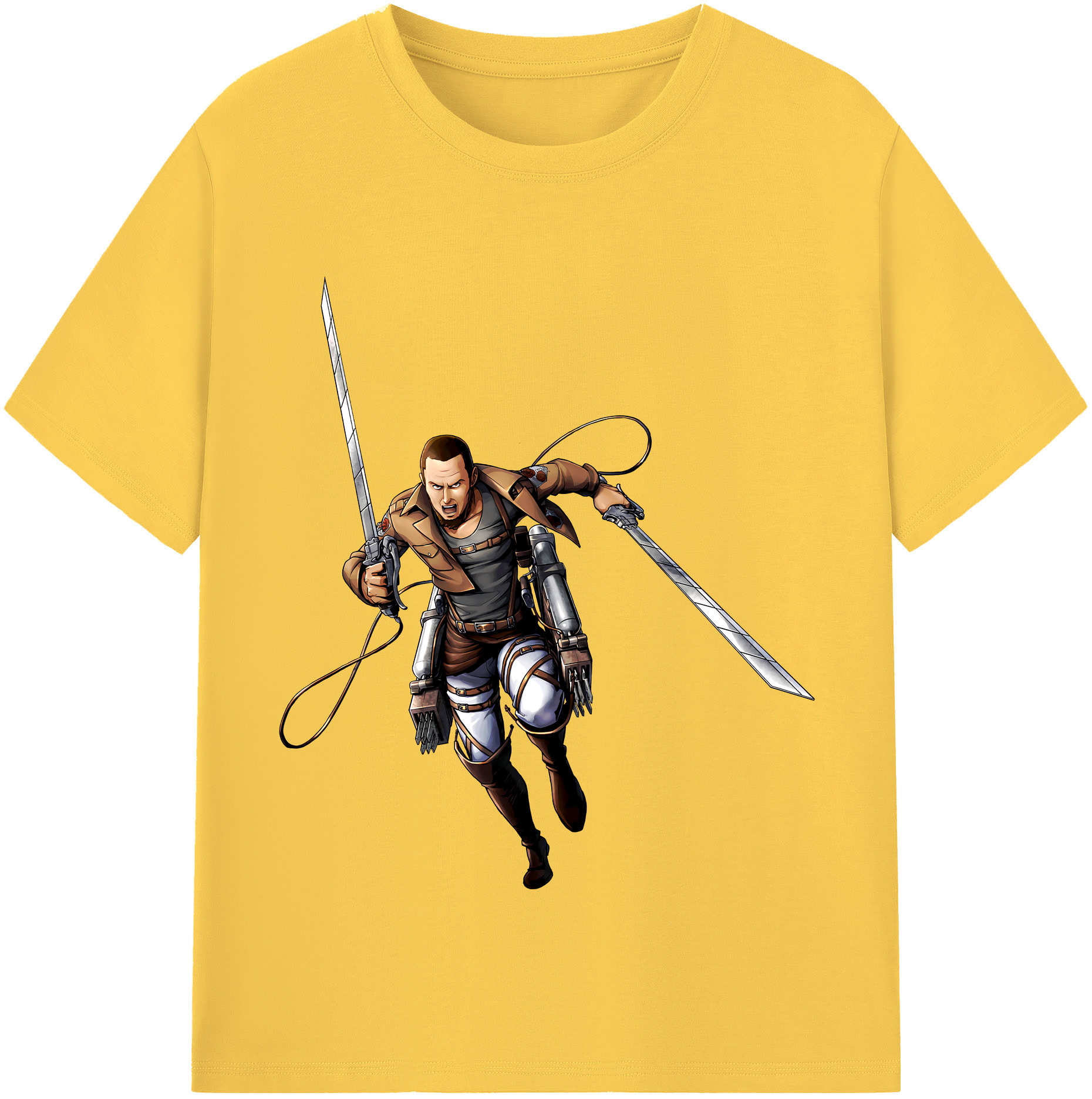 （画像用） 進撃の巨人 Attack on Titan 綿100％半袖Tシャツ（フロントプリント）