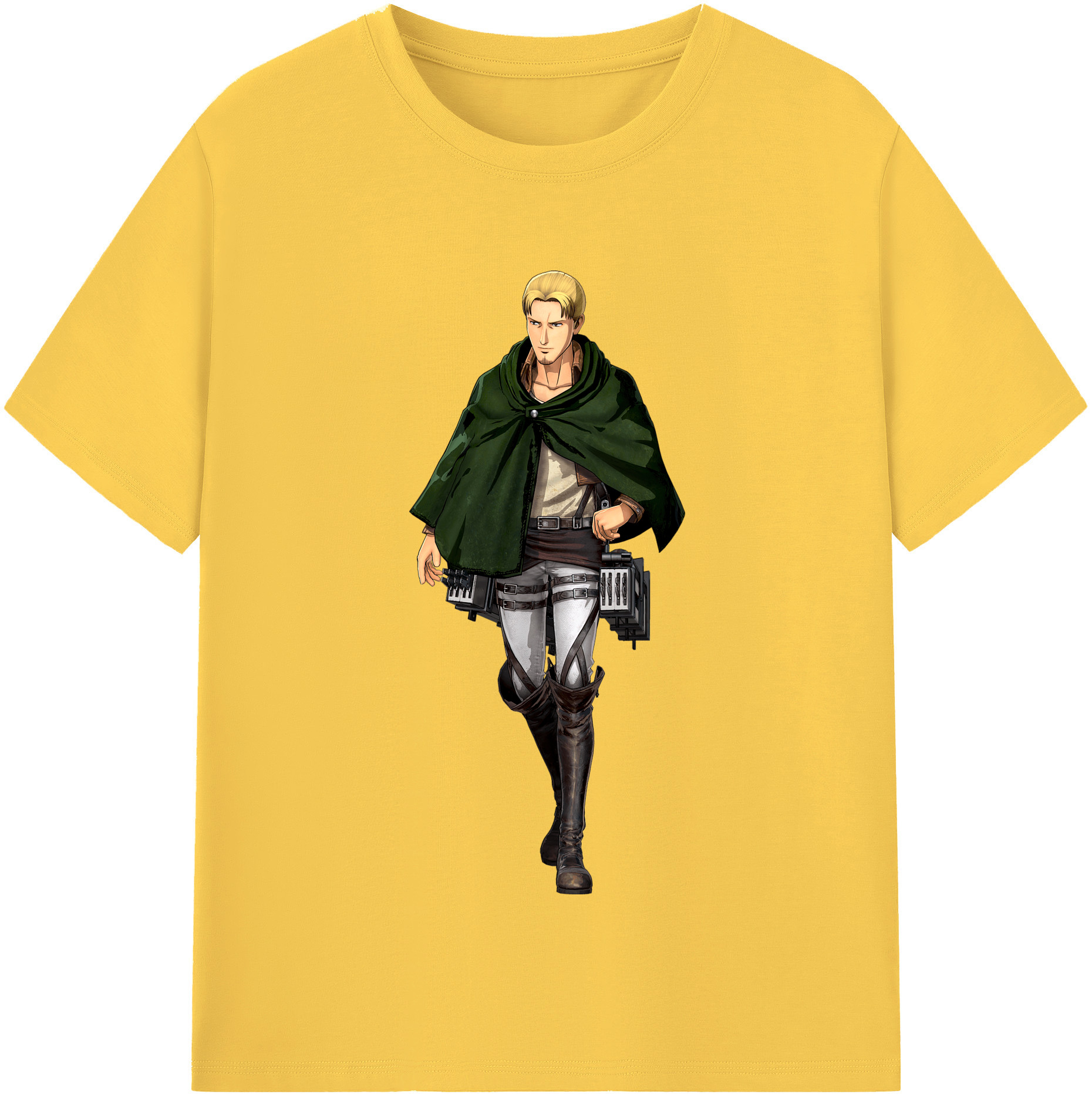 （画像用） 進撃の巨人 Attack on Titan 綿100％半袖Tシャツ（フロントプリント）