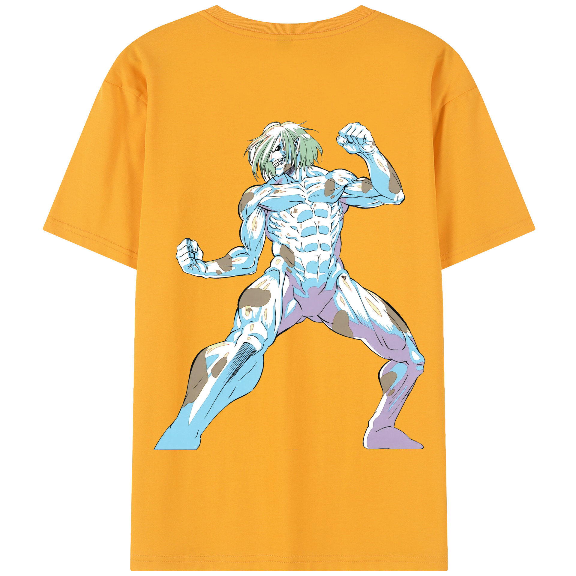 （画像用） 進撃の巨人 Attack on Titan 綿100％半袖Tシャツ（背面プリント）