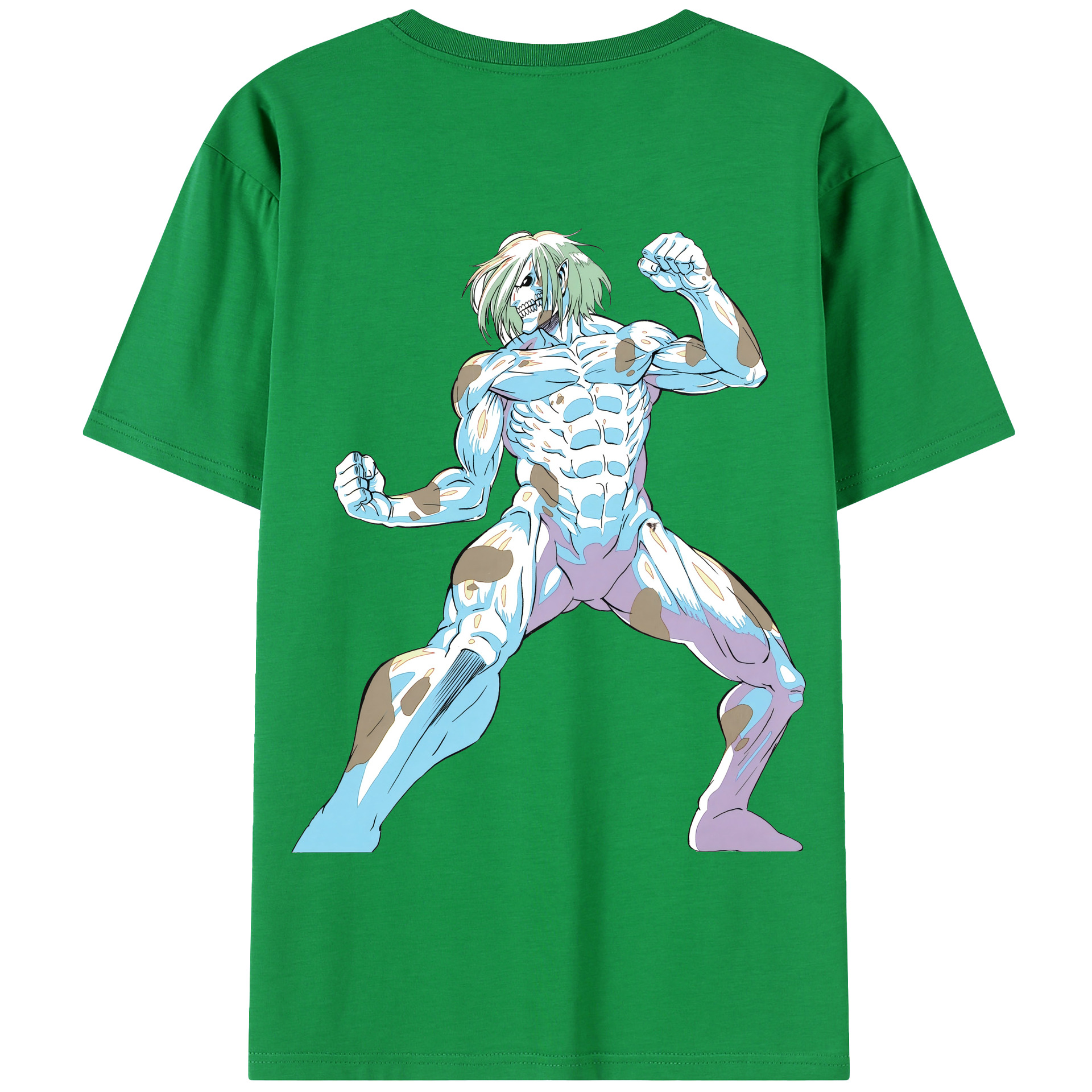 （画像用） 進撃の巨人 Attack on Titan 綿100％半袖Tシャツ（背面プリント）