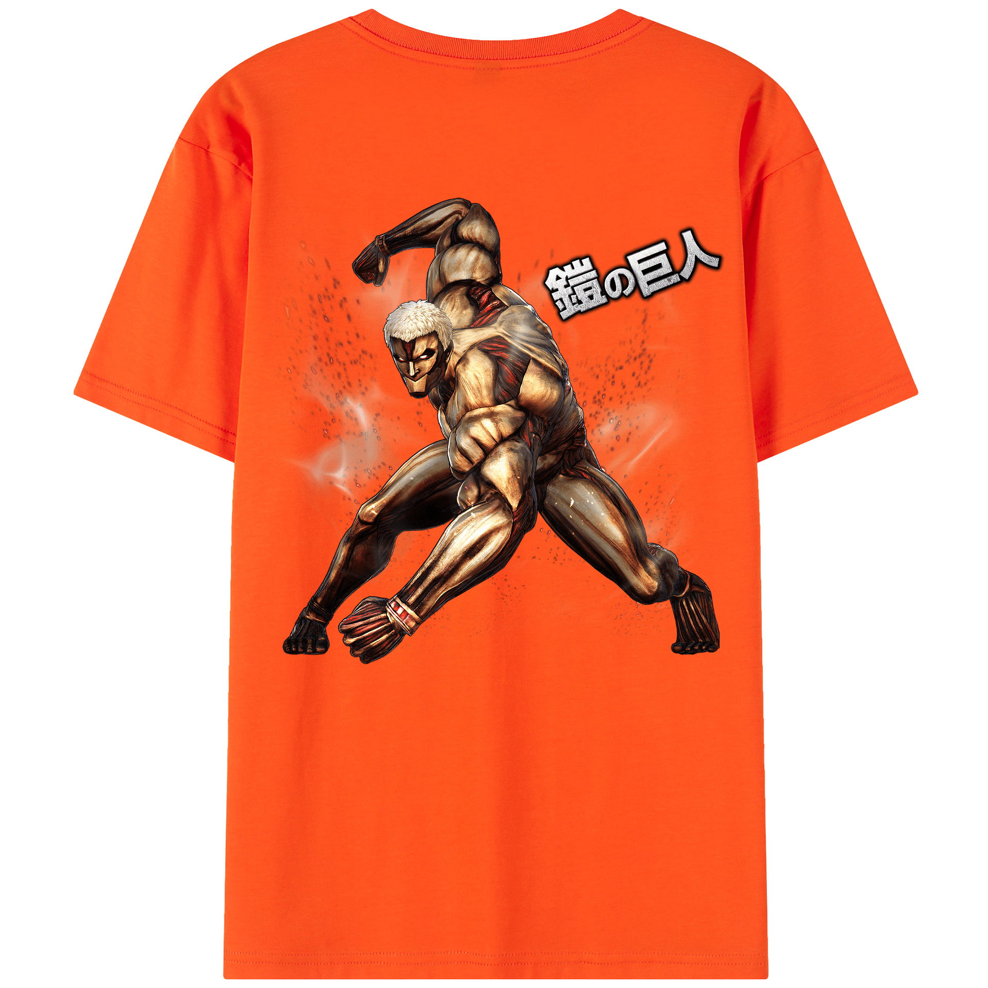 （画像用） 進撃の巨人 Attack on Titan 綿100％半袖Tシャツ（背面プリント）