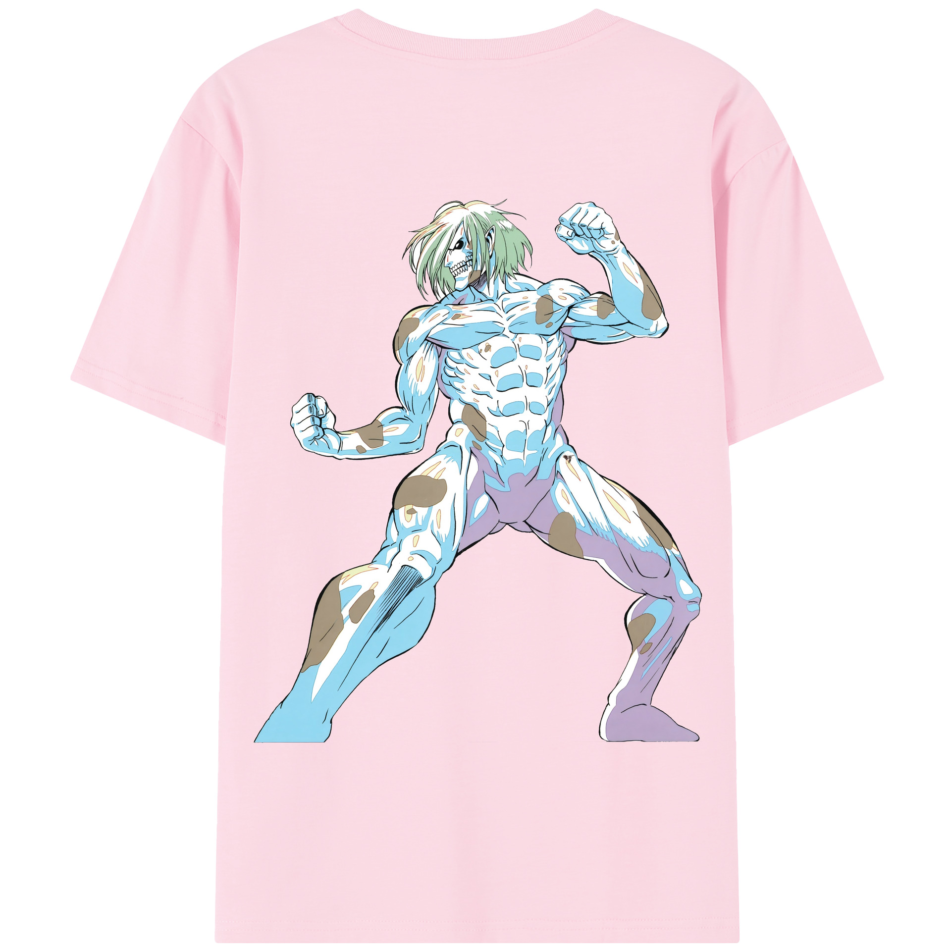 （画像用） 進撃の巨人 Attack on Titan 綿100％半袖Tシャツ（背面プリント）
